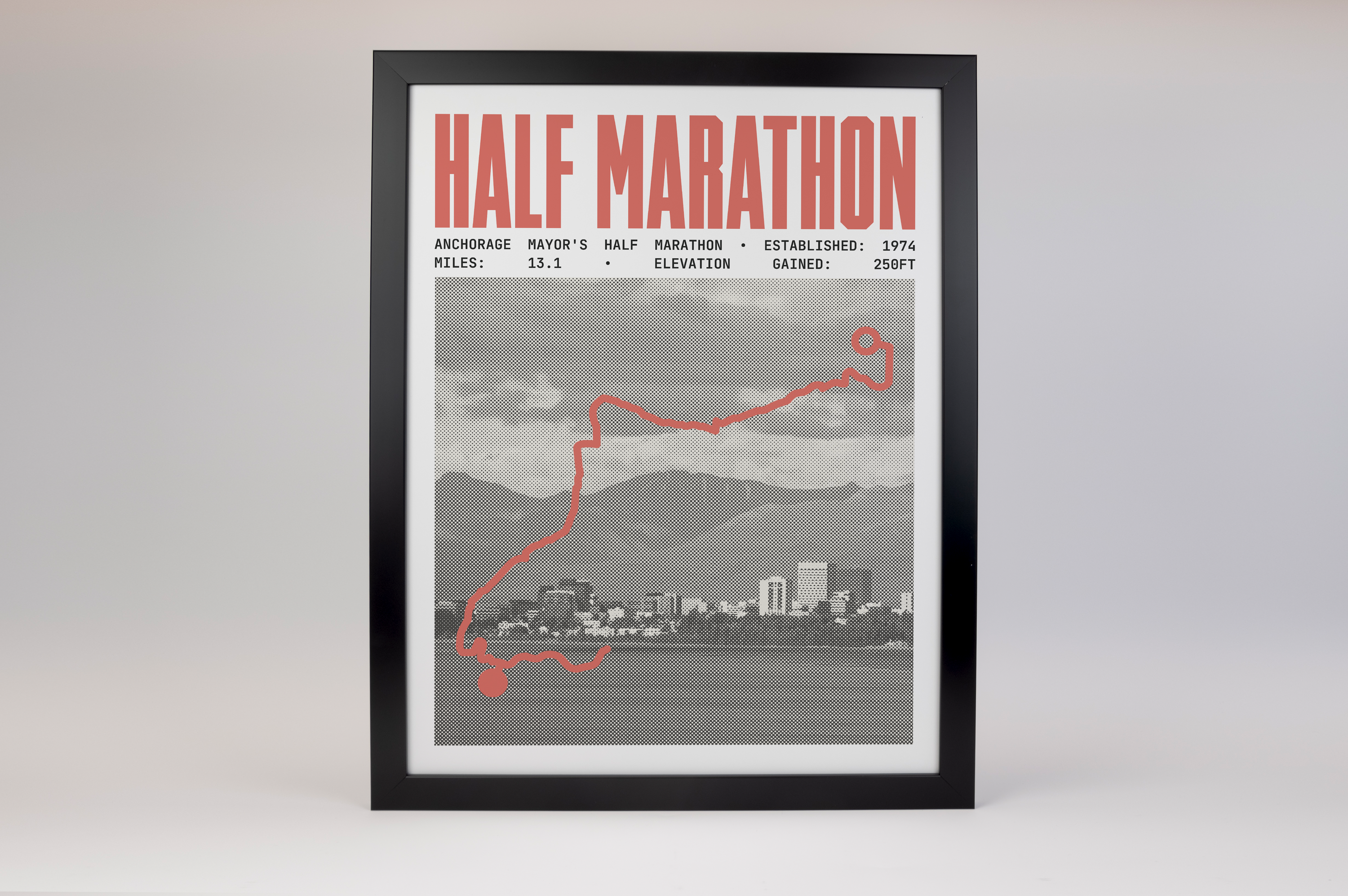 Anchorage Mayor's Half-Marathon Poster