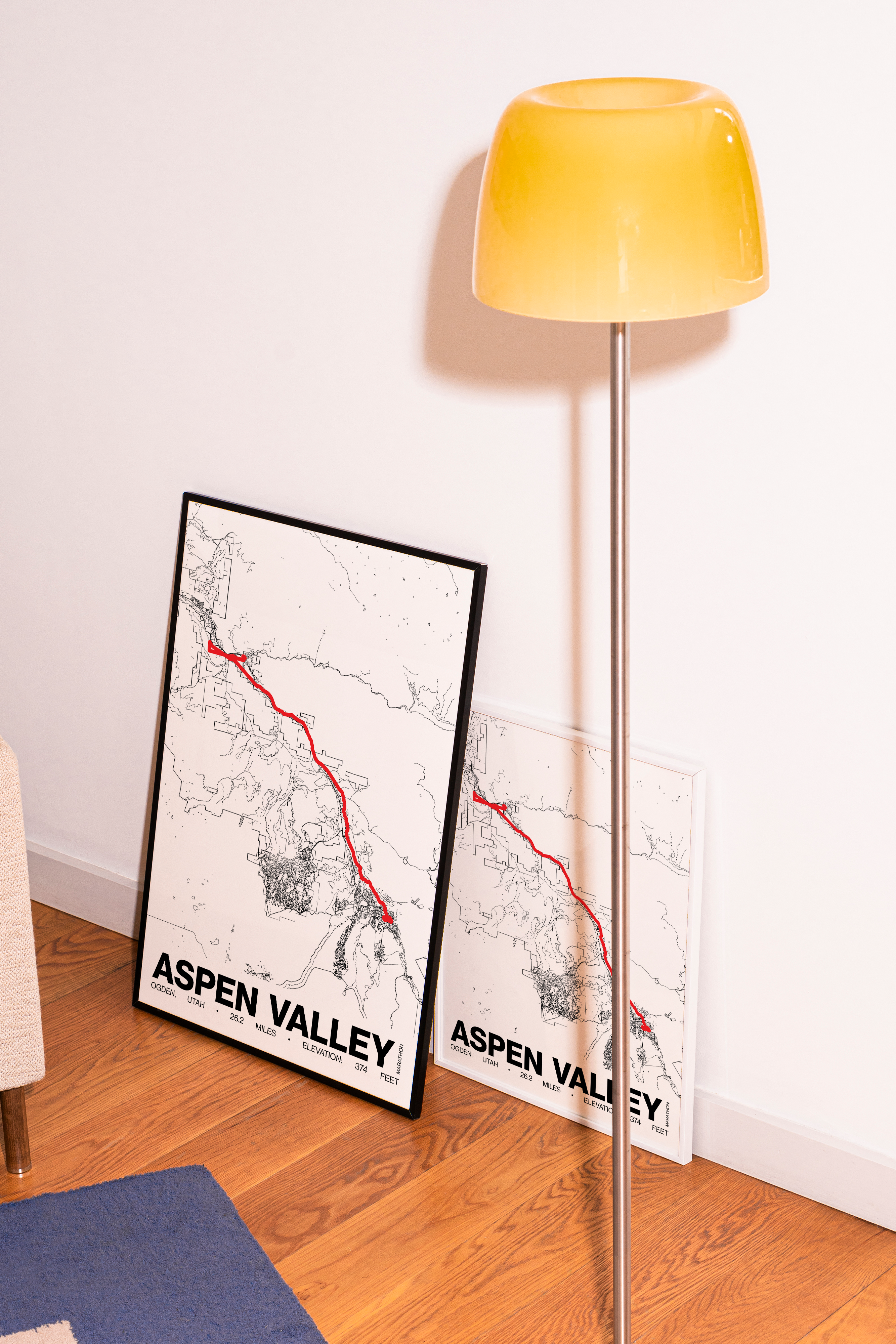 Aspen Valley Marathon Poster - Grid Style