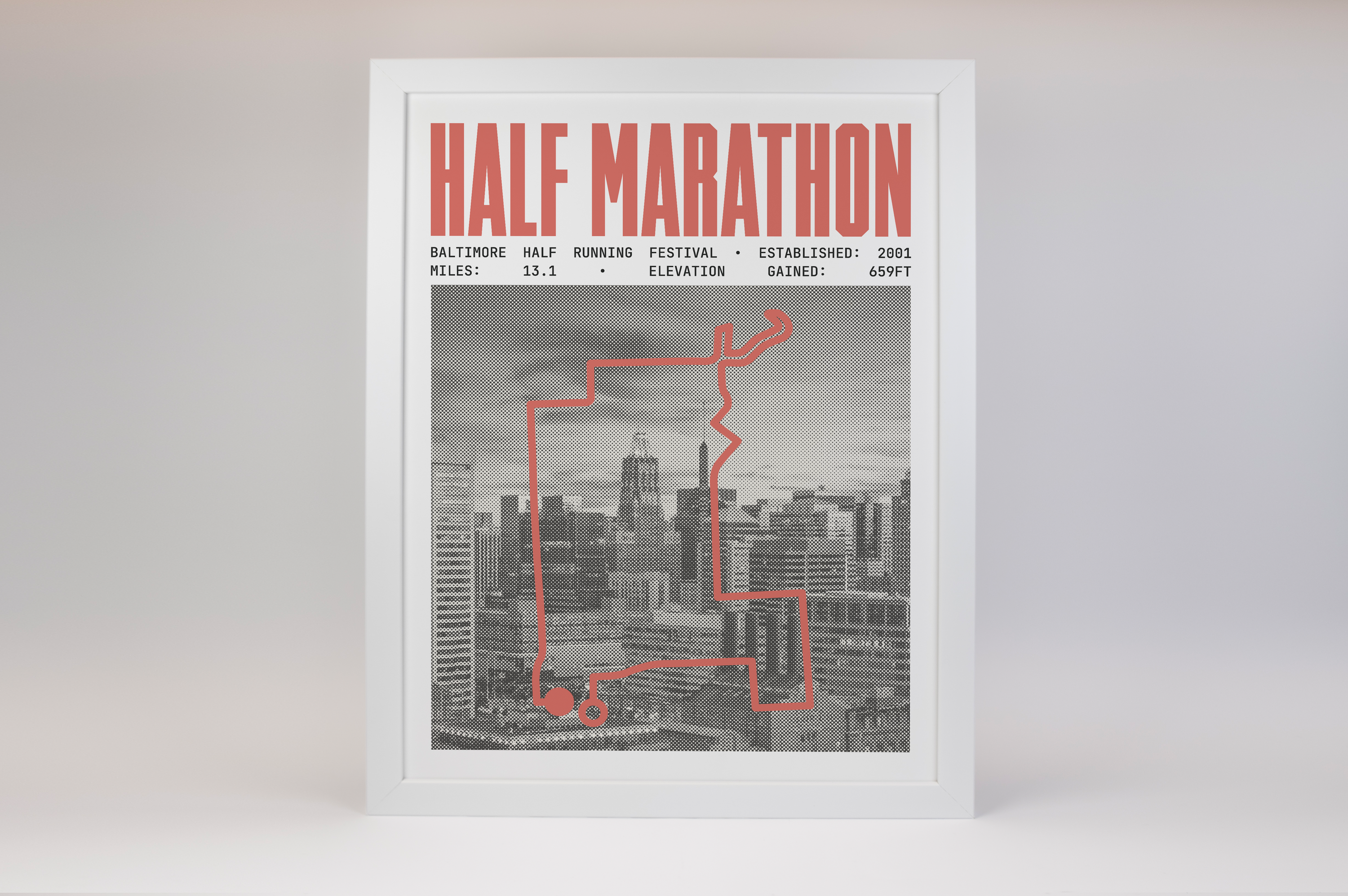 Baltimore Half Running Festival Half-Marathon Poster
