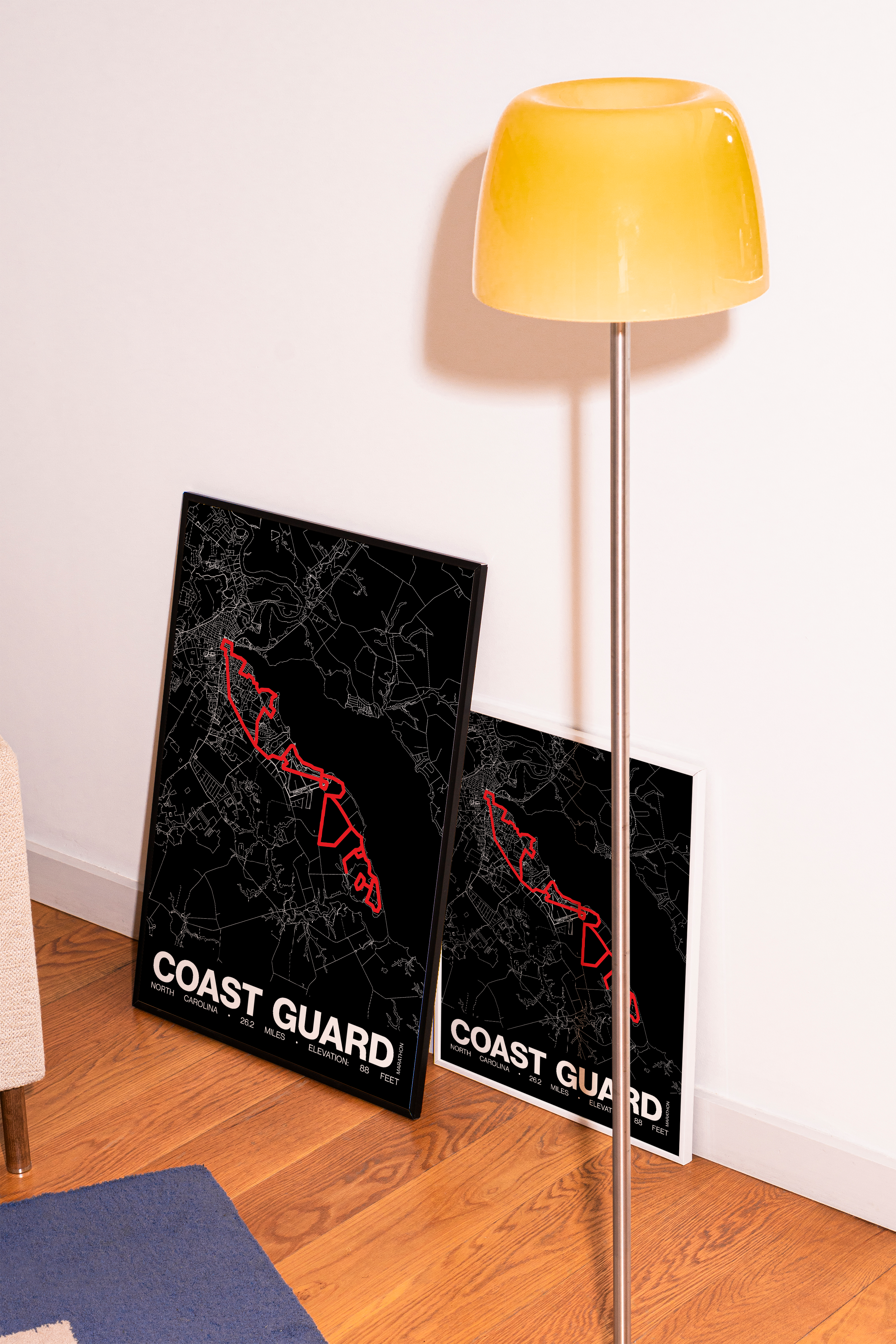 Coast Guard Marathon Poster - Grid Style