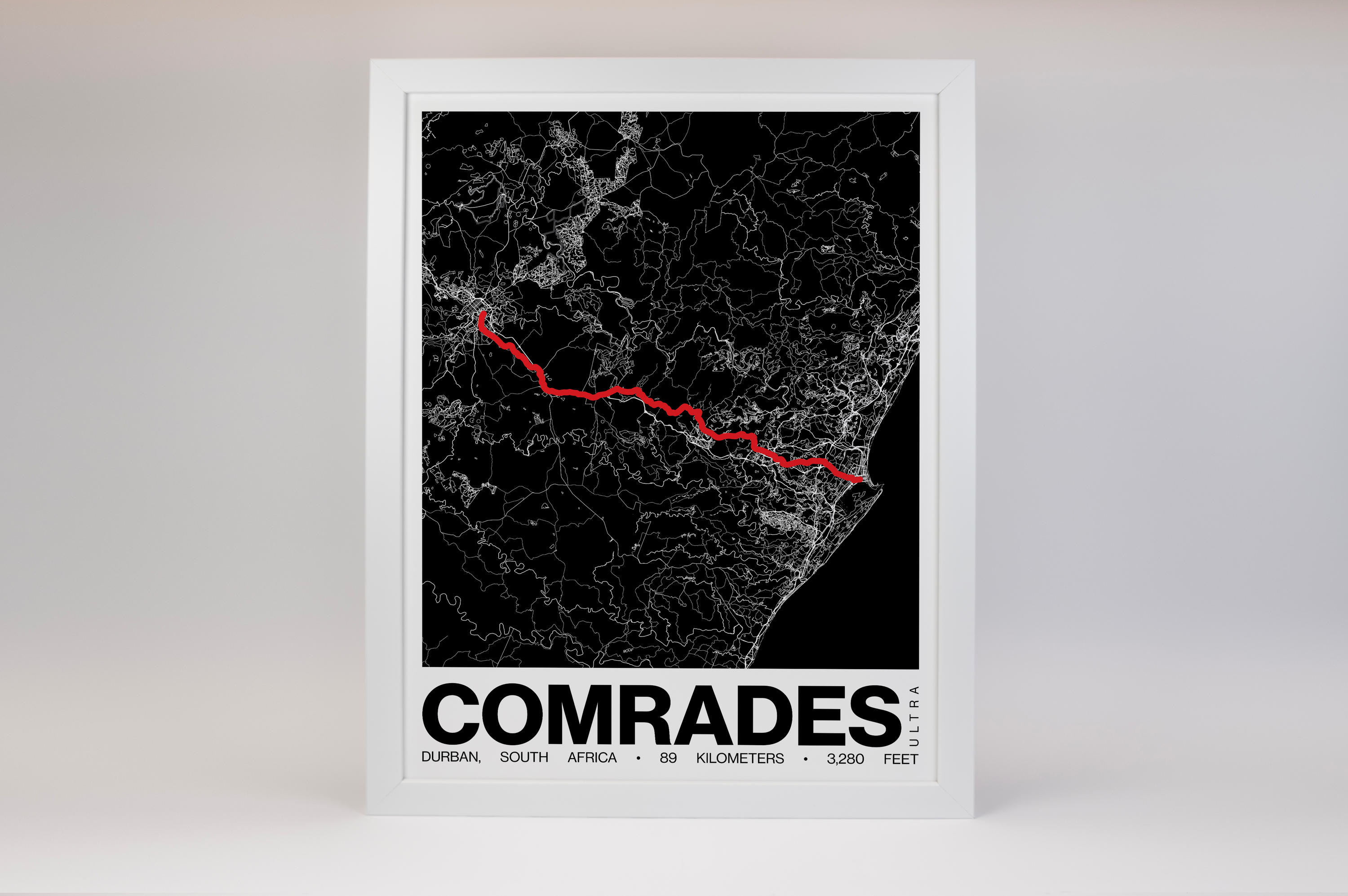 Comrades Marathon Poster - Grid Style