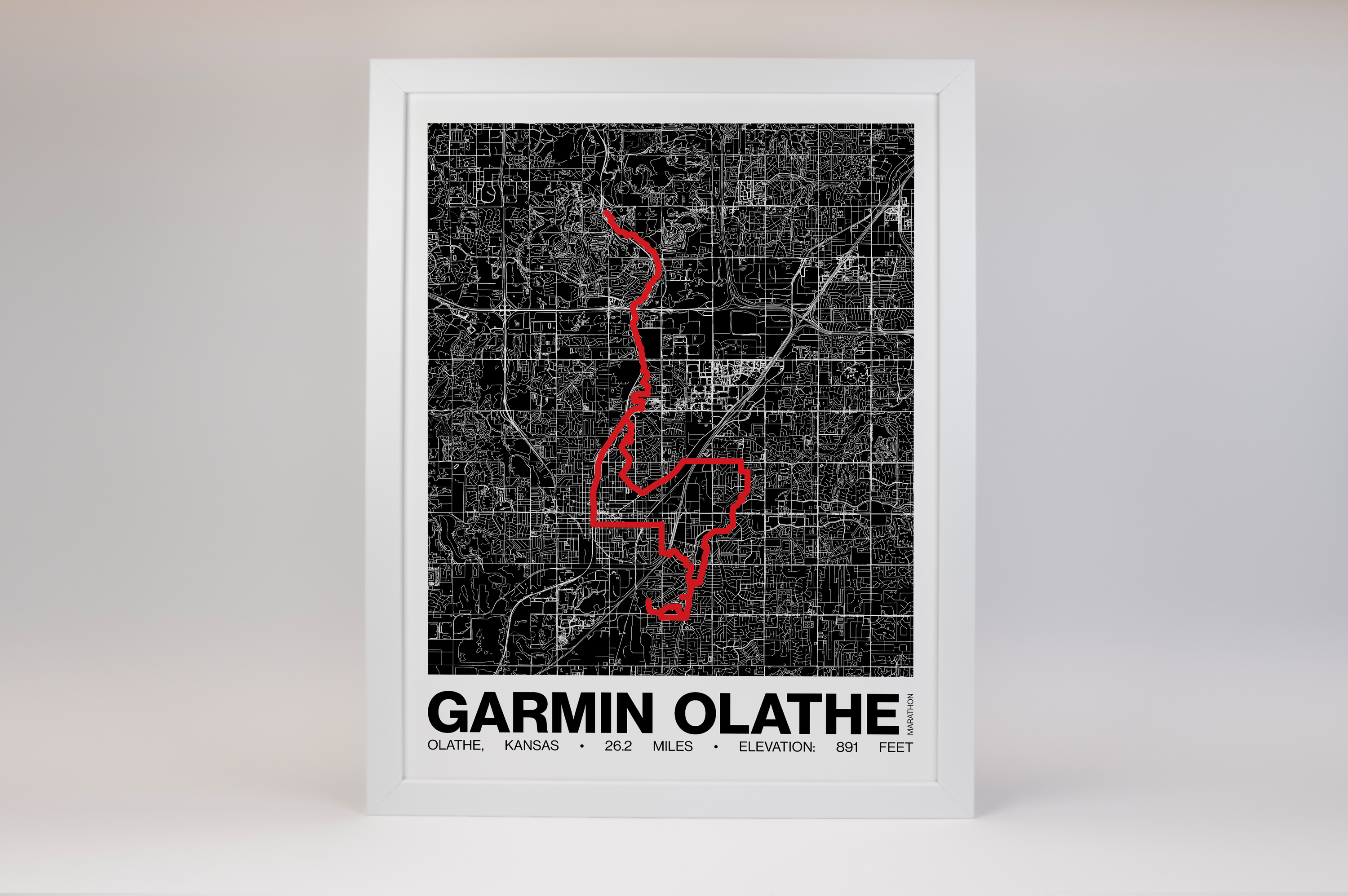 Garmin Olathe Marathon in the Land of Oz Poster - Grid Style
