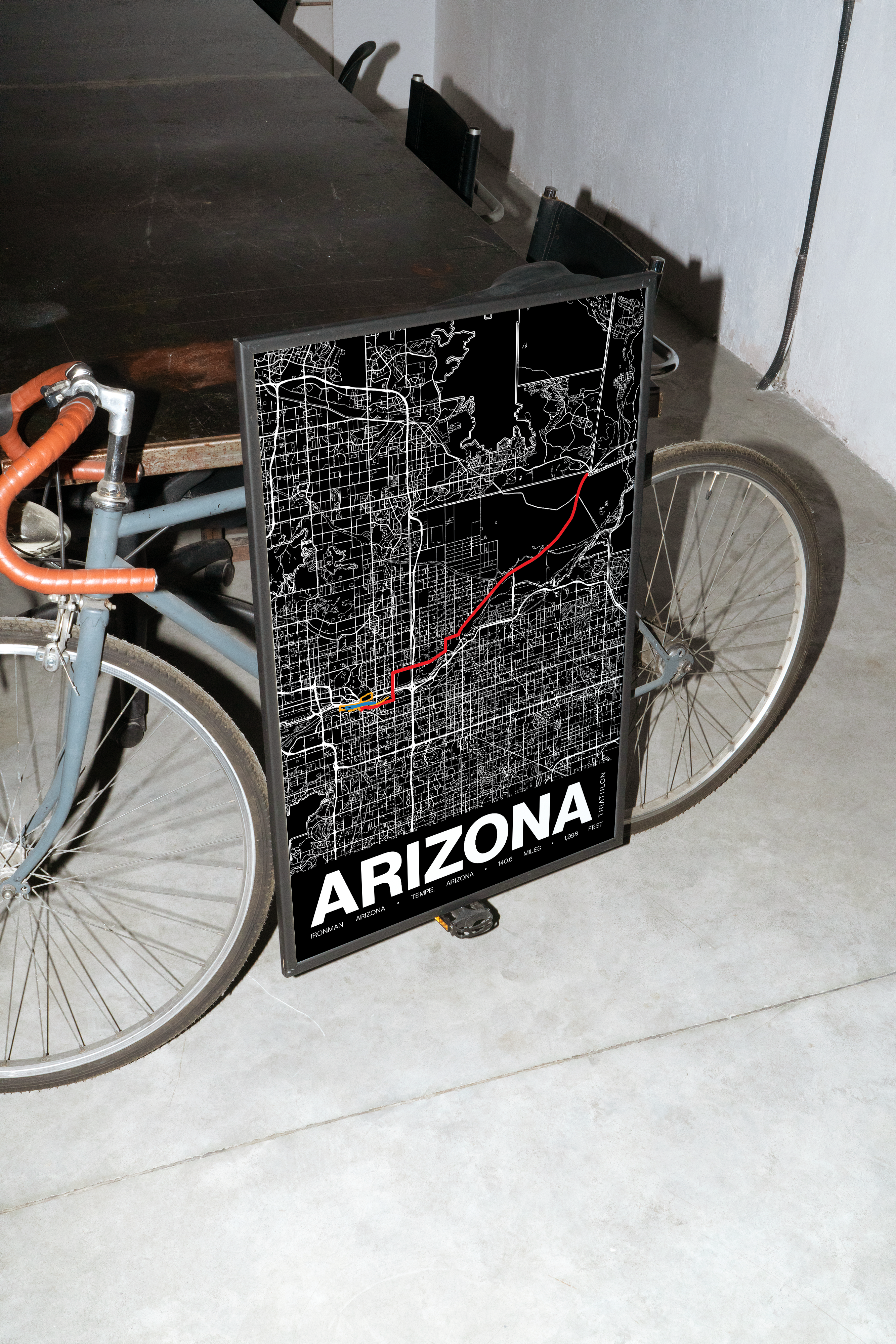 Ironman Arizona Poster - Grid Style
