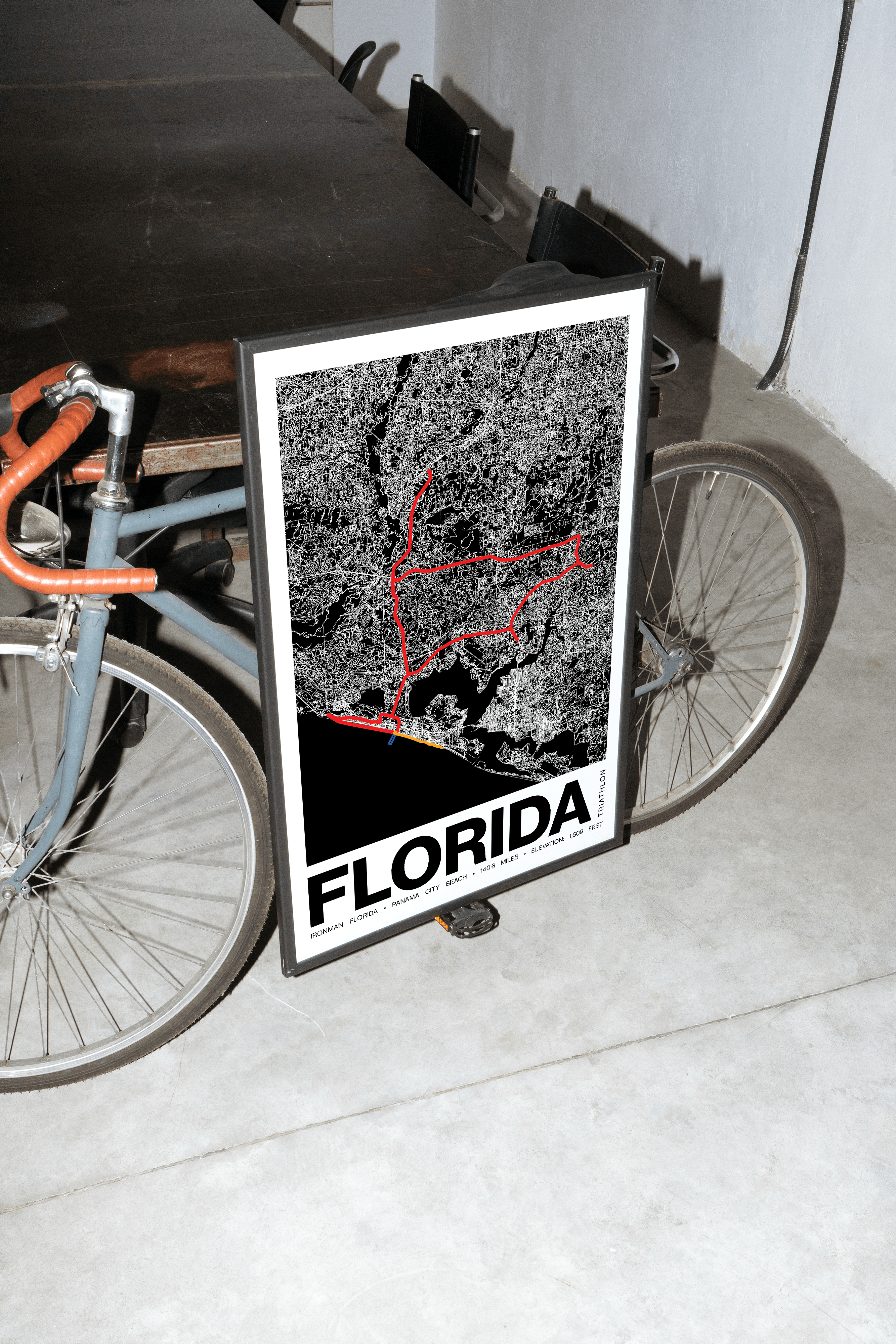 Ironman Florida Poster - Grid Style
