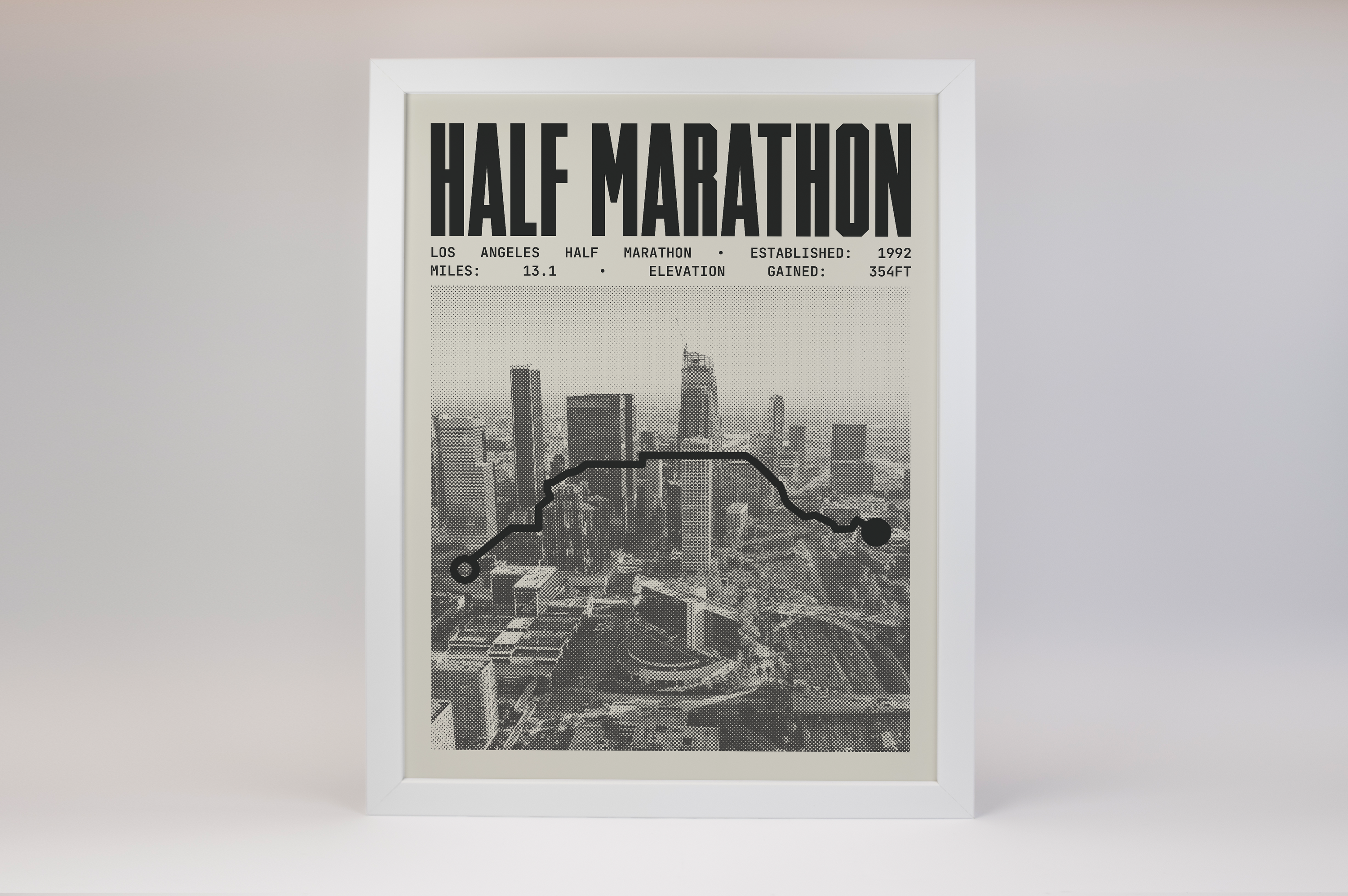 Los Angeles Half-Marathon Poster
