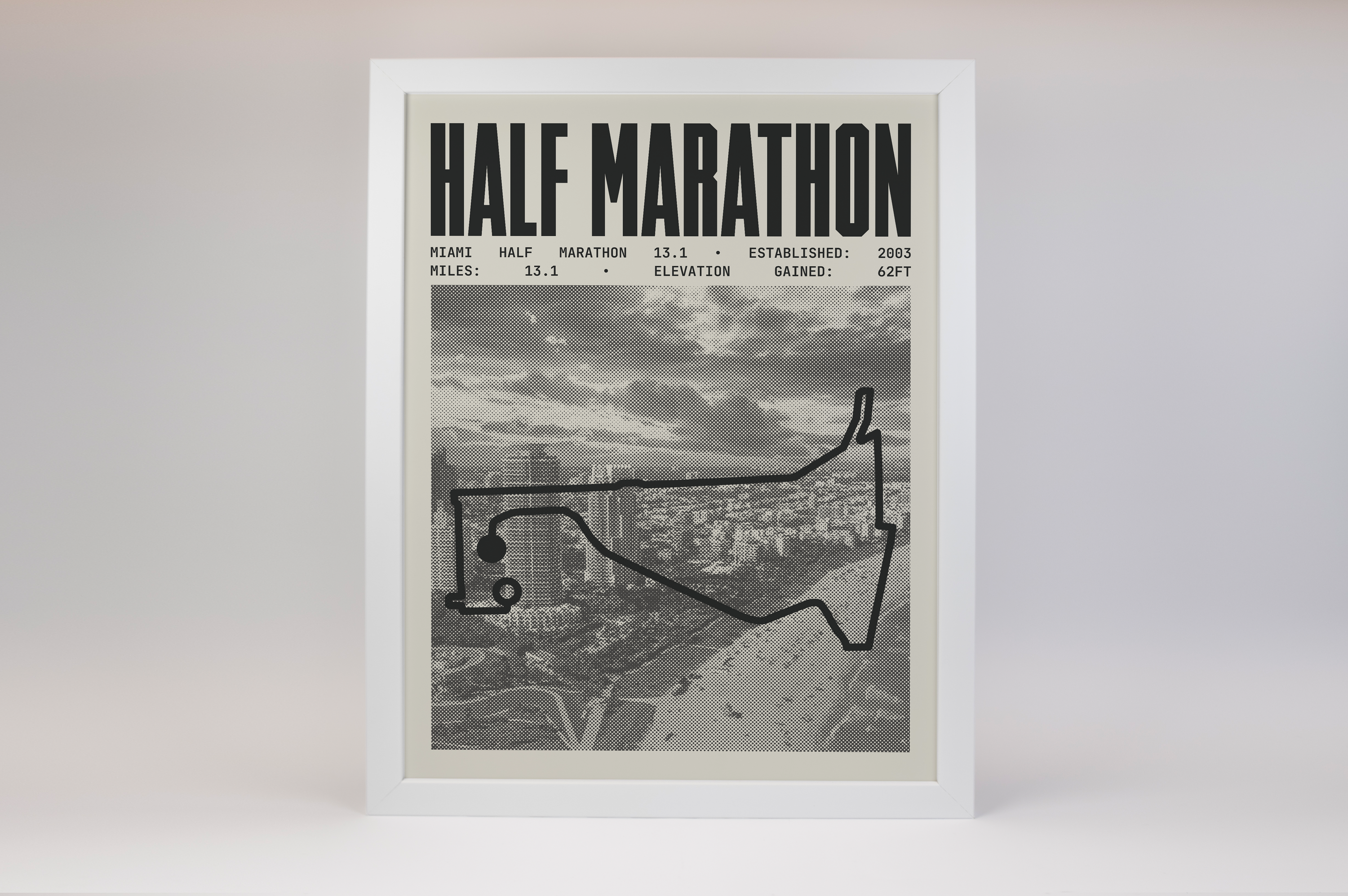 Miami Half-Marathon Poster