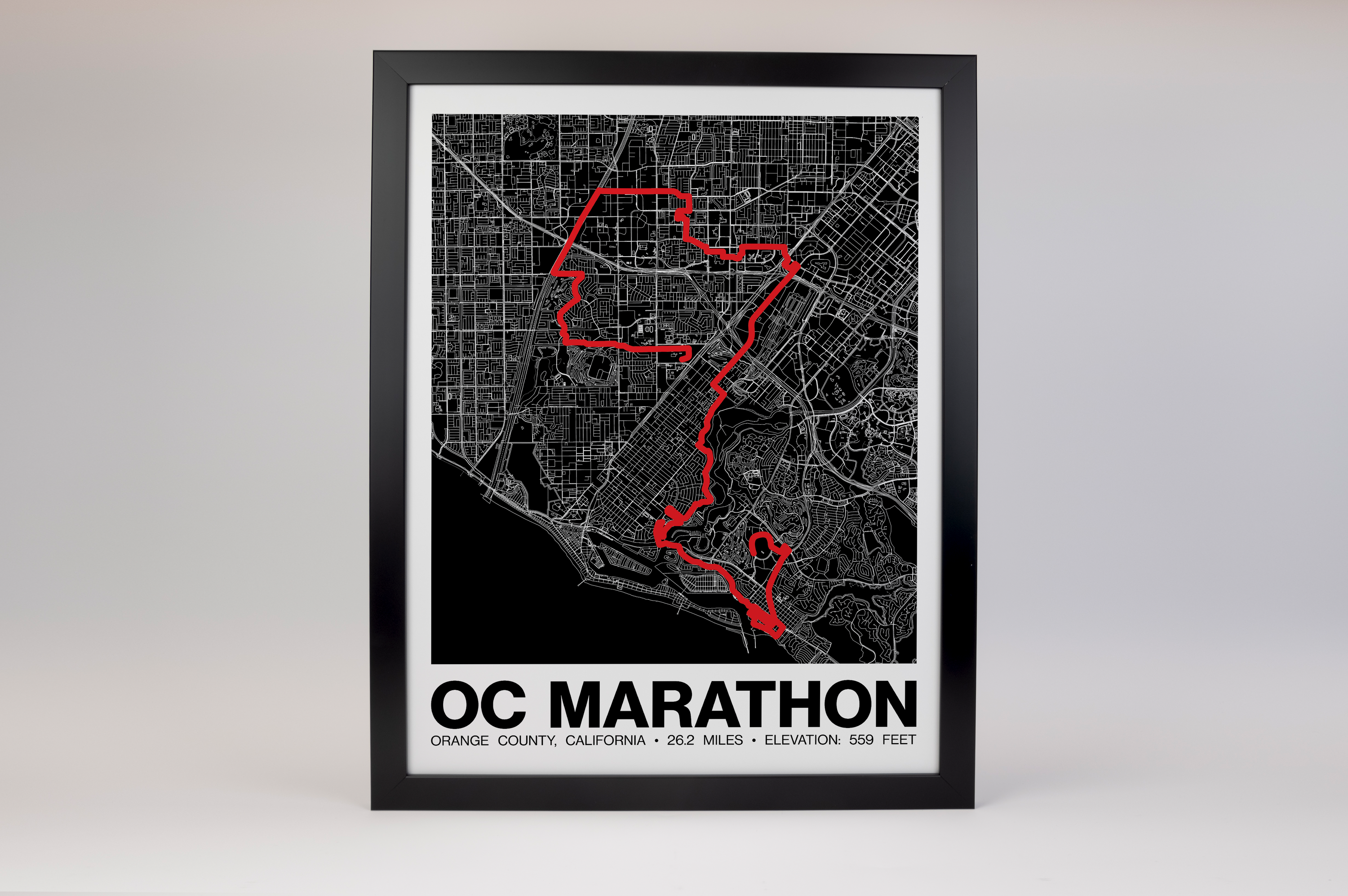 OC Marathon Poster - Grid Style
