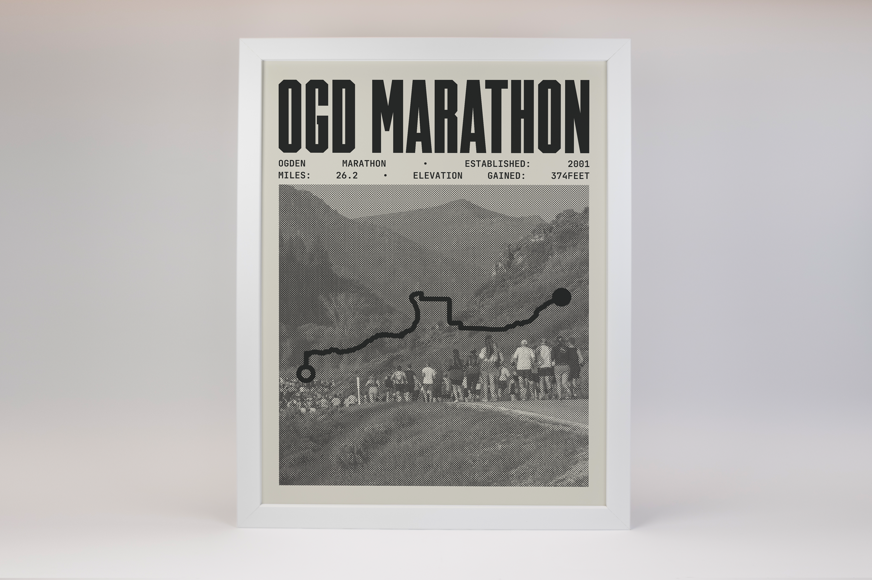 Ogden Marathon Poster V2- ABBR Style