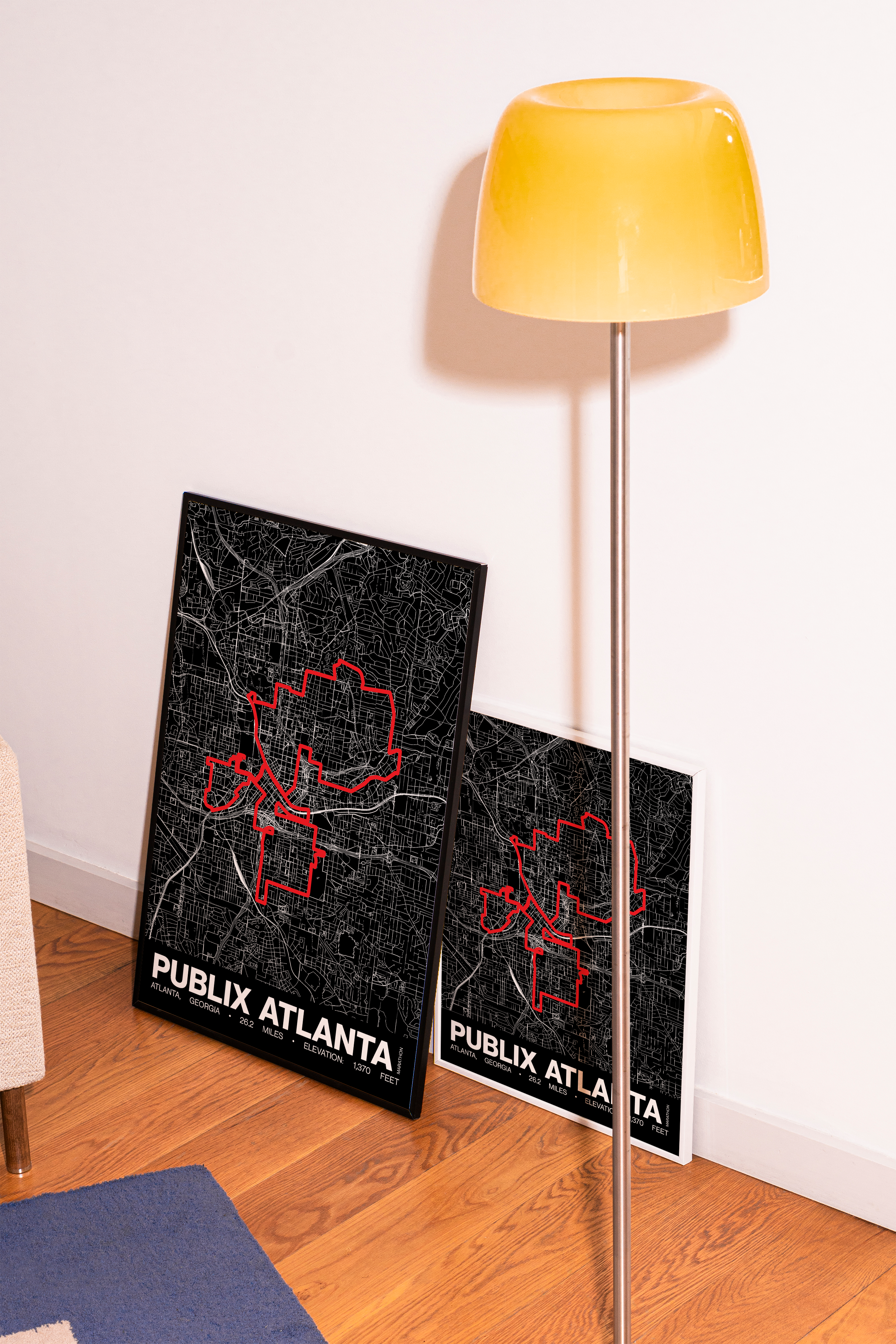 Publix Atlanta Marathon Poster - Grid Style