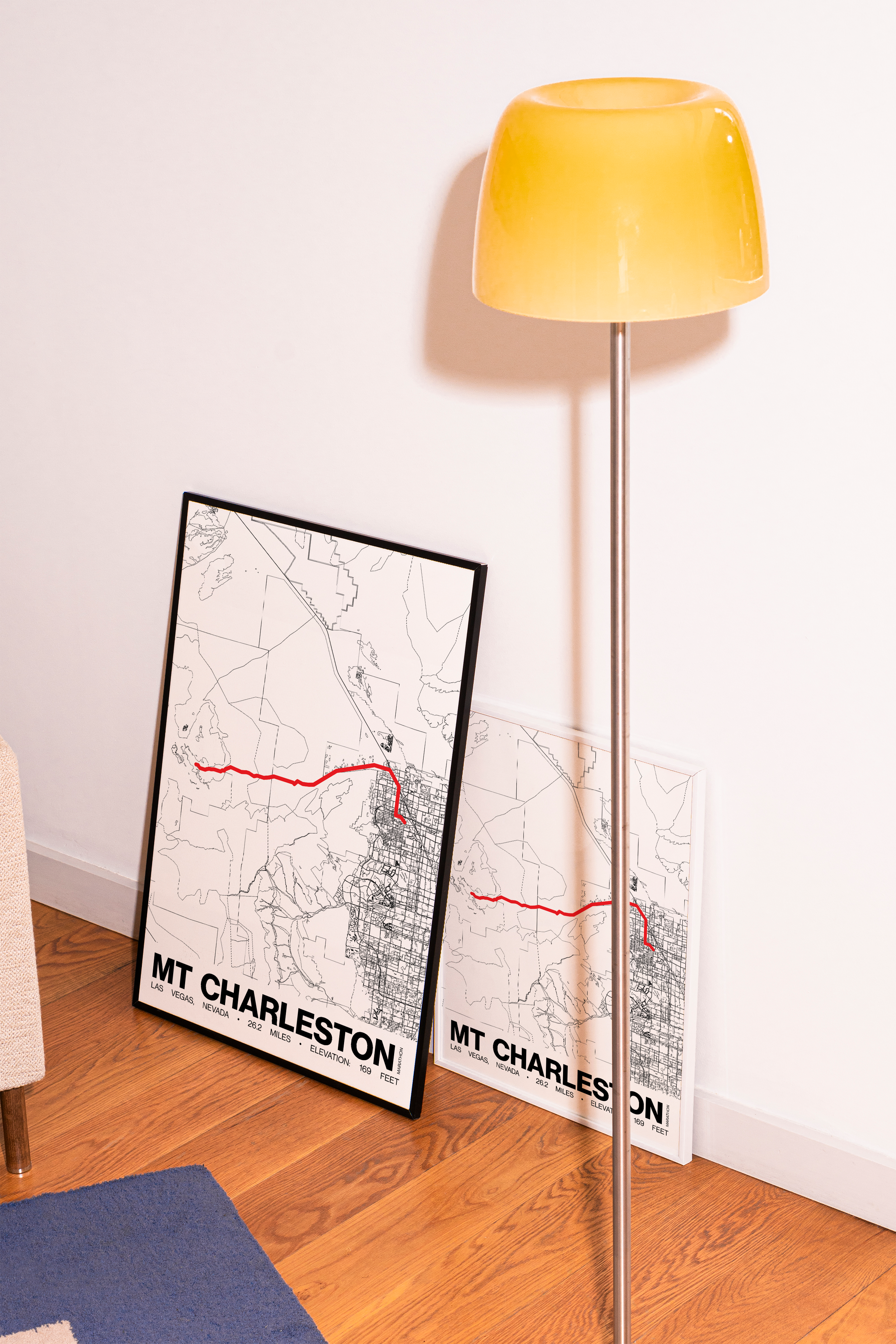 REVEL Mt Charleston Marathon Poster - Grid Style