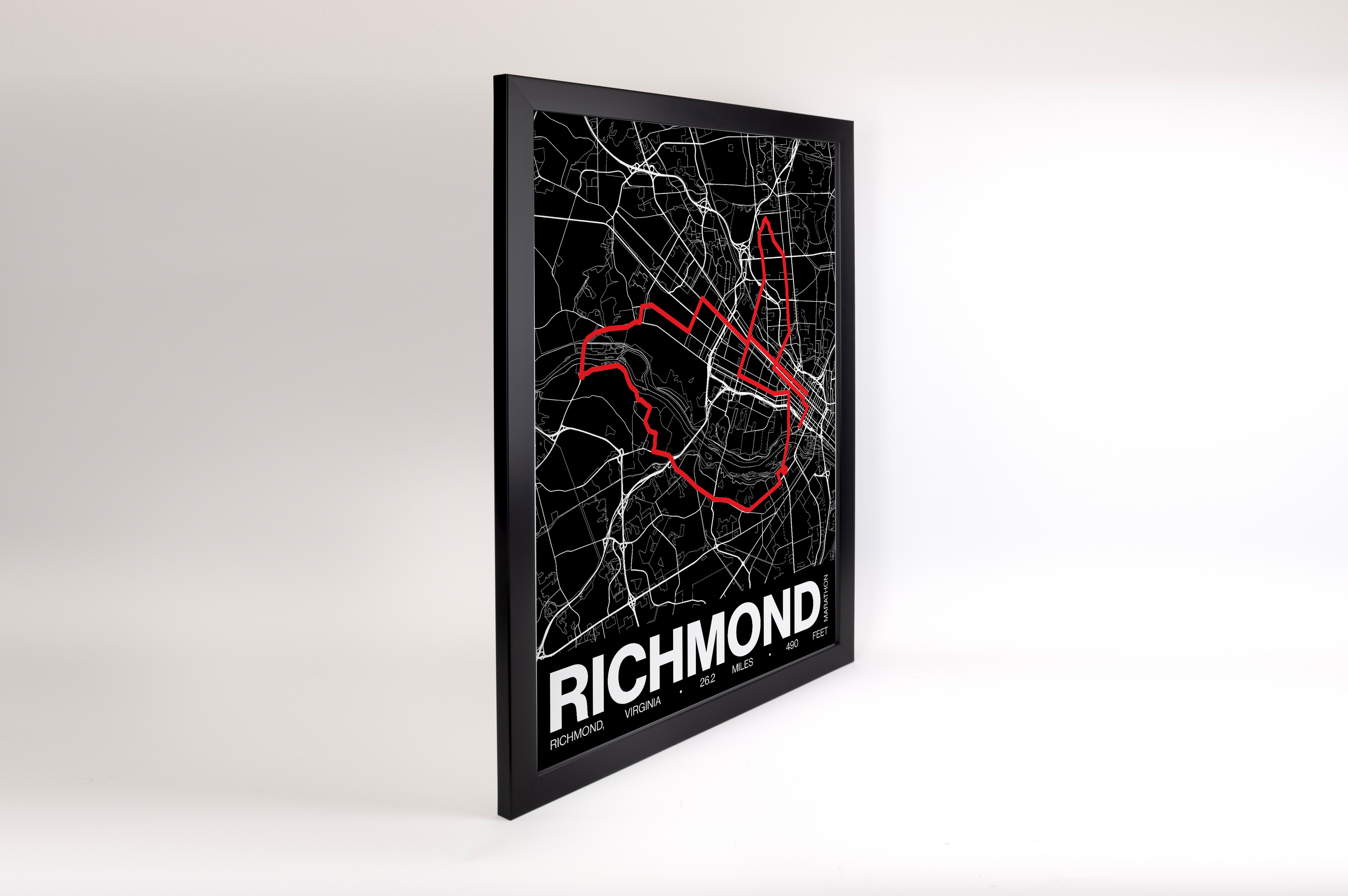 Richmond Marathon Poster - Grid Style