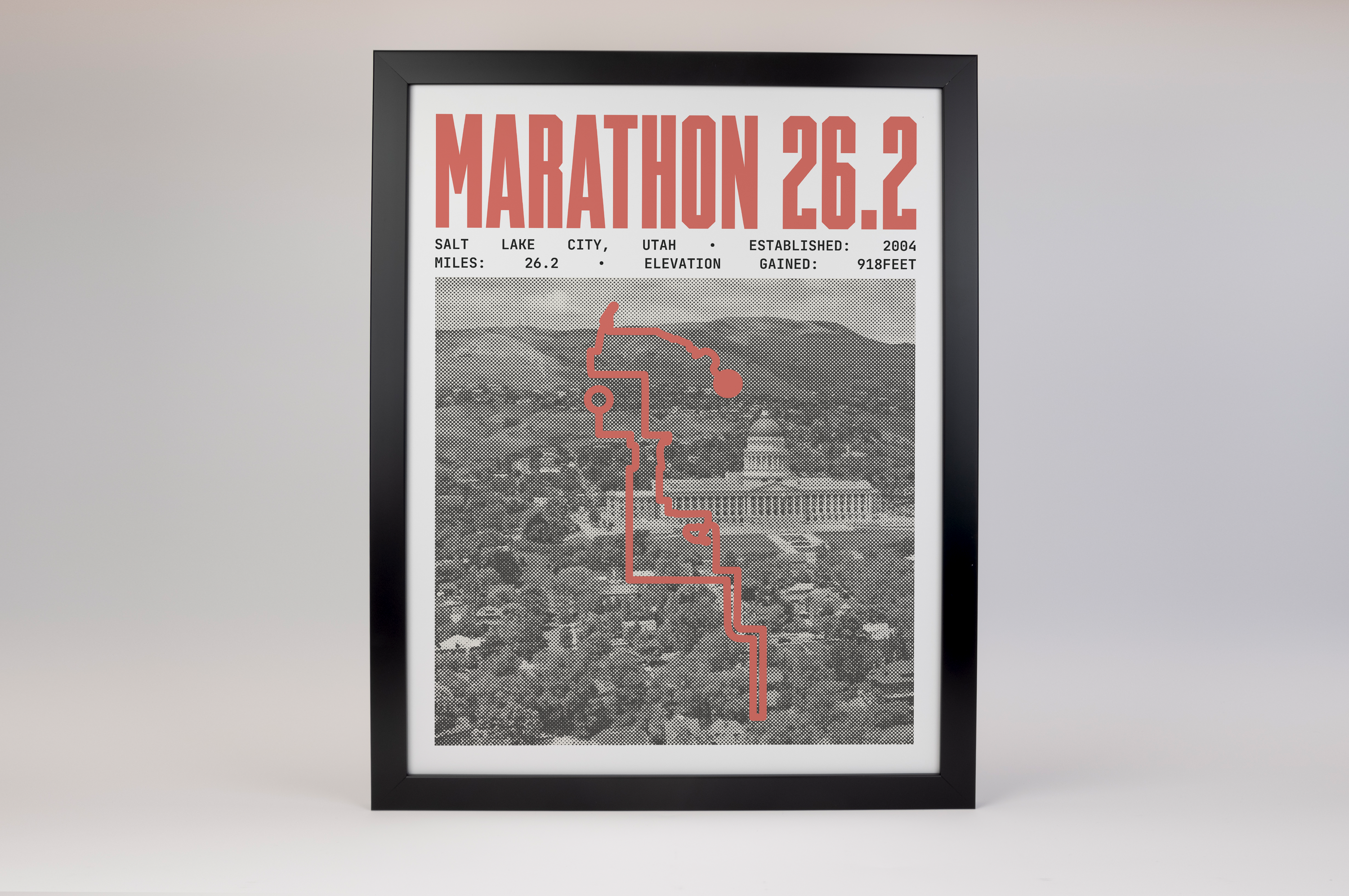 Salt Lake City Marathon Poster