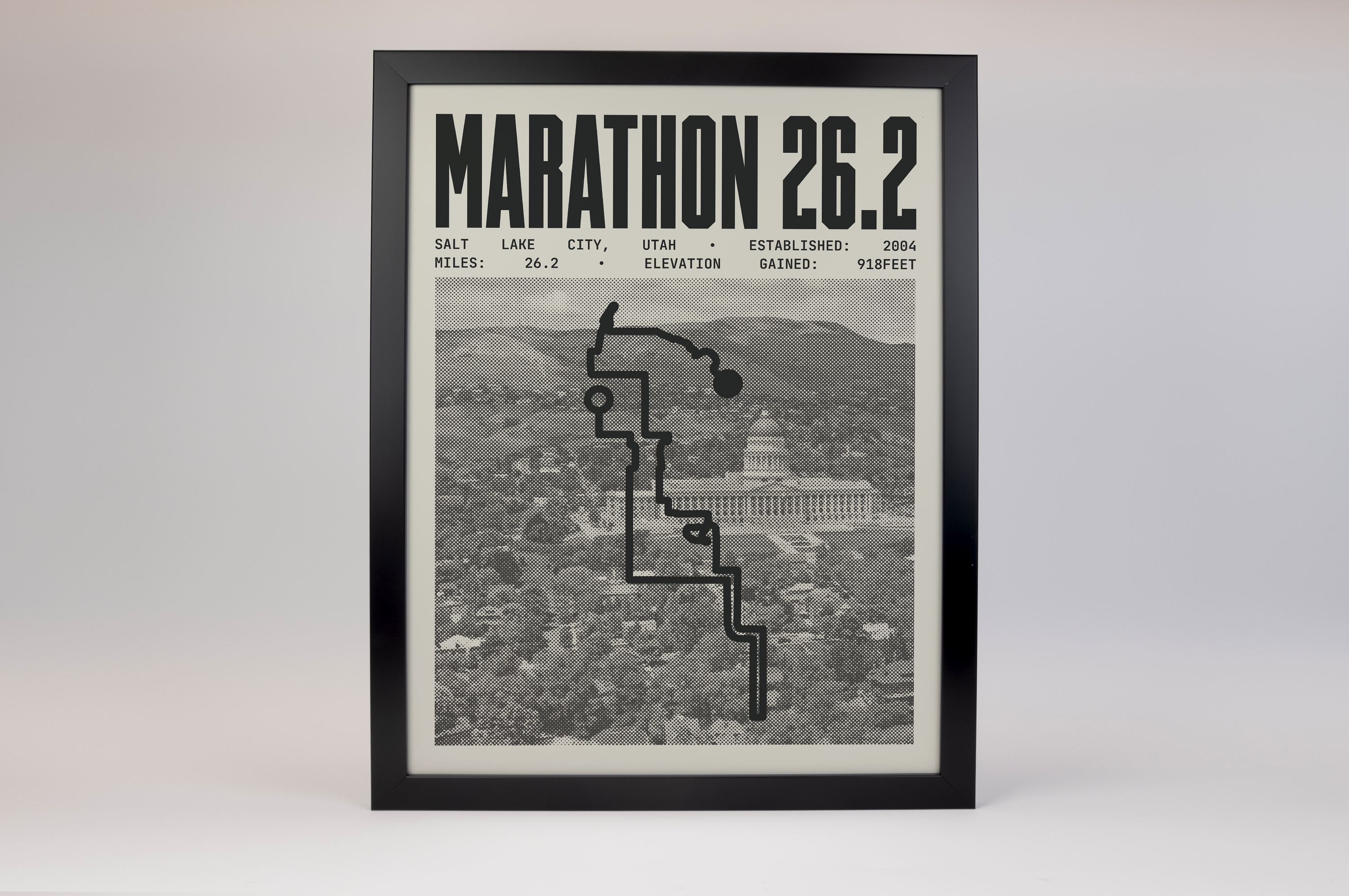 Salt Lake City Marathon Poster