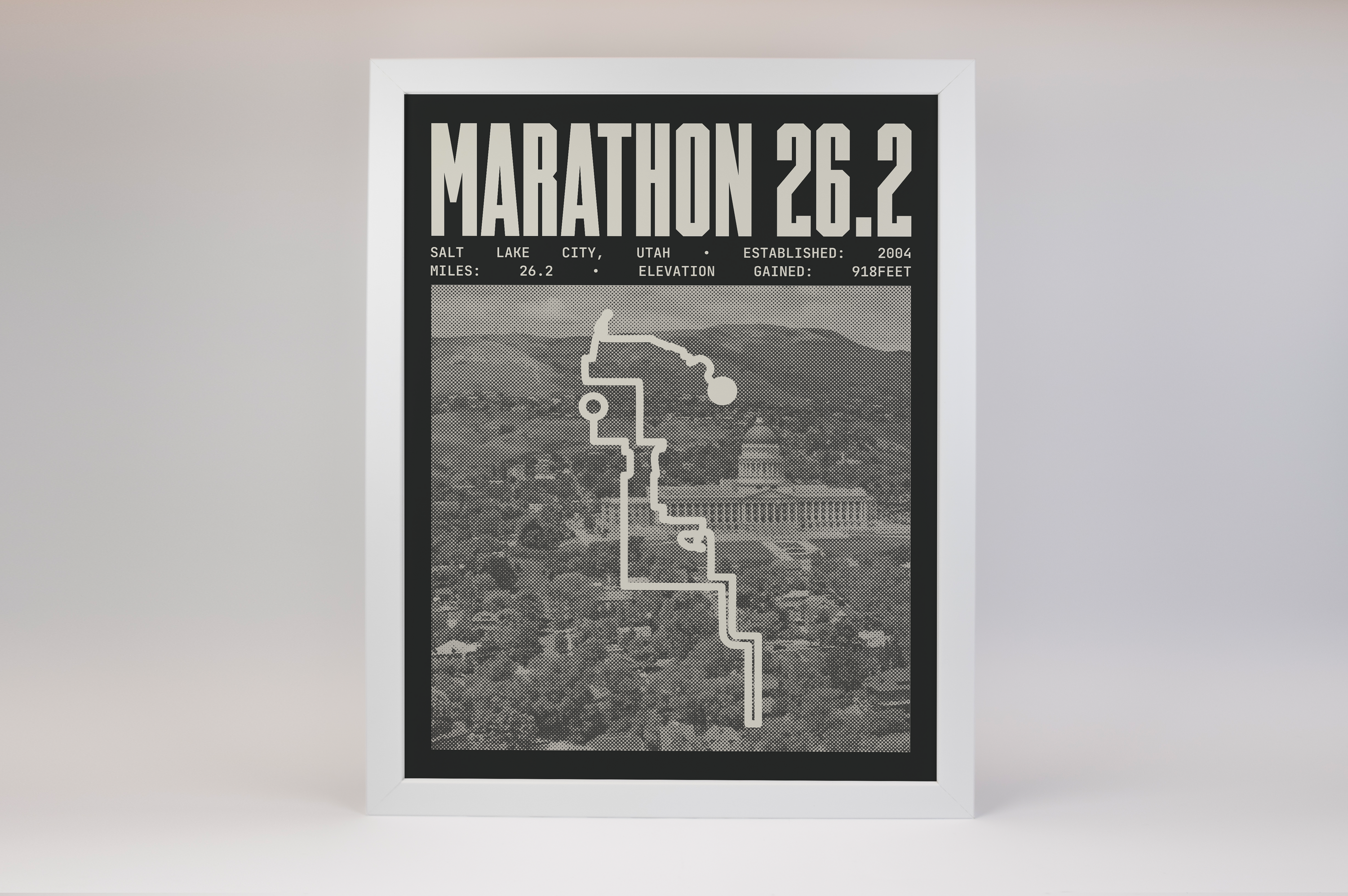 Salt Lake City Marathon Poster