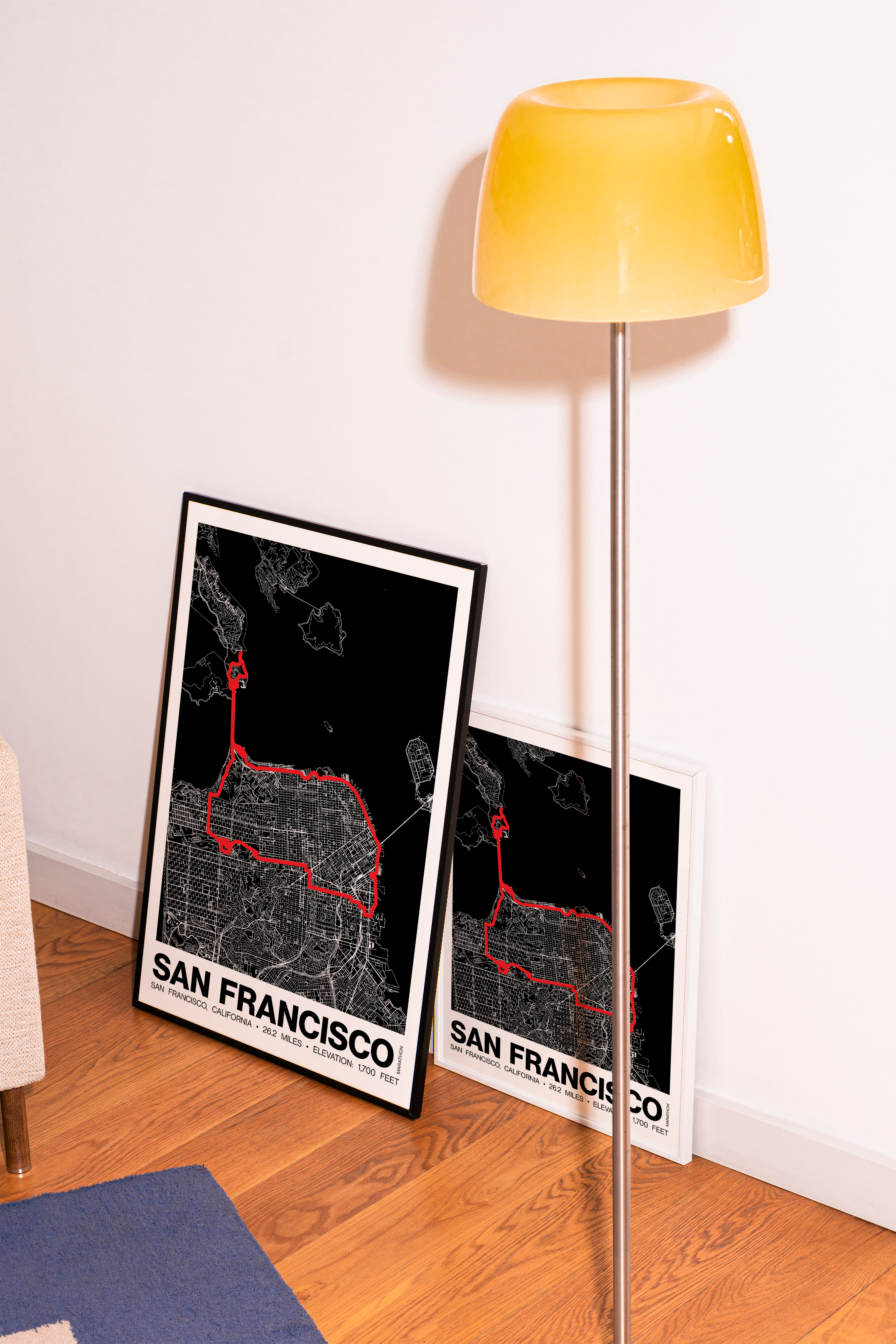 San Francisco Marathon Poster - Grid Style