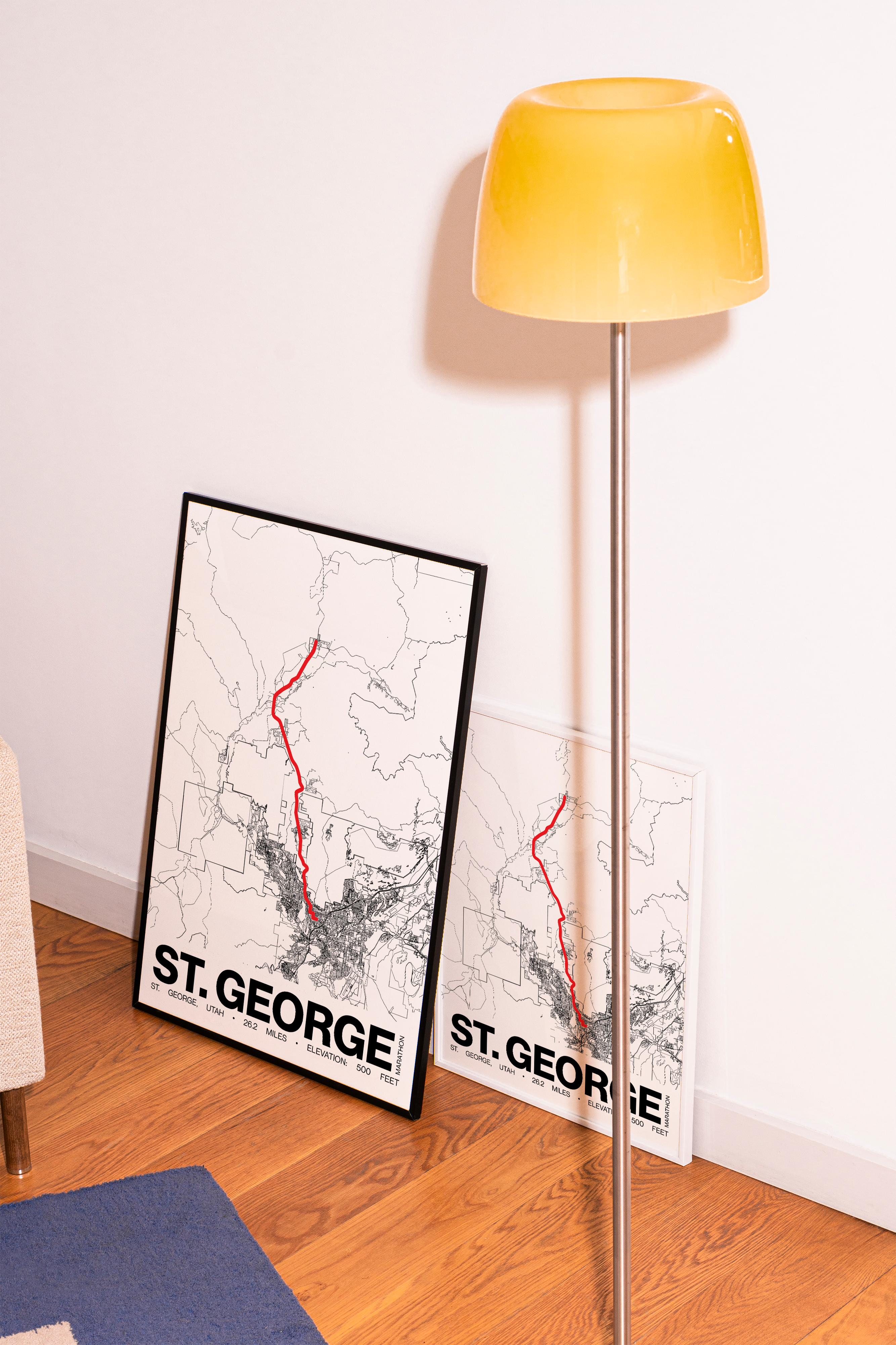 St. George Marathon Poster - Grid Style