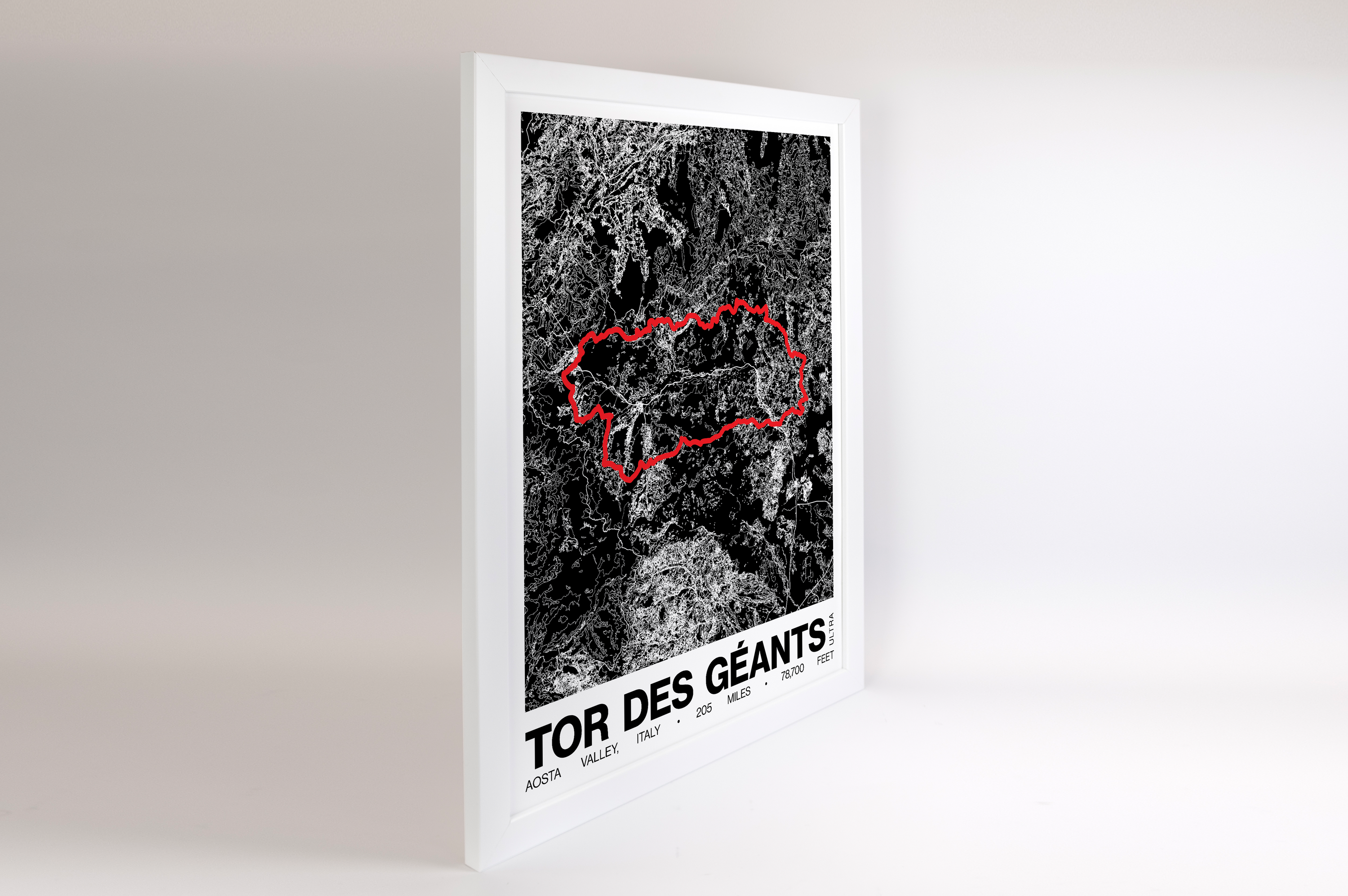 Tor des Géants Poster - Grid Style