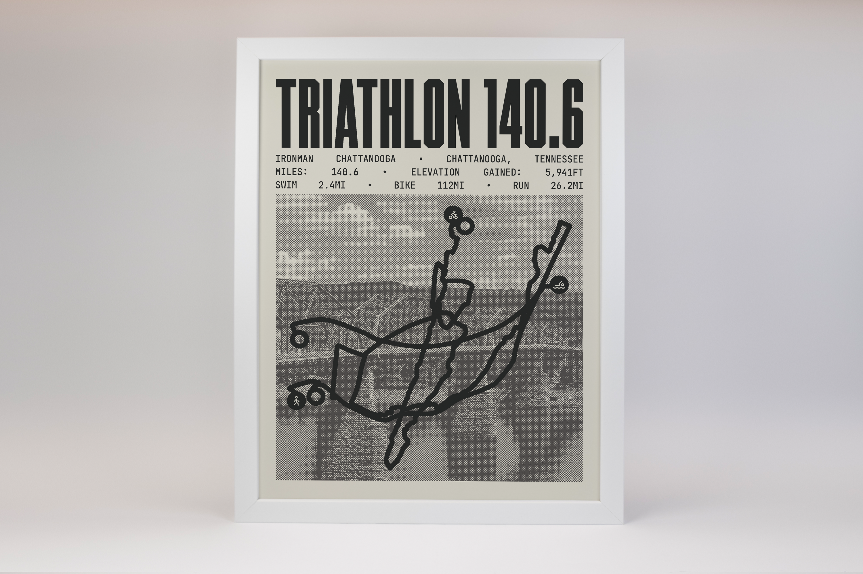 Ironman 140.6 Chattanooga Poster