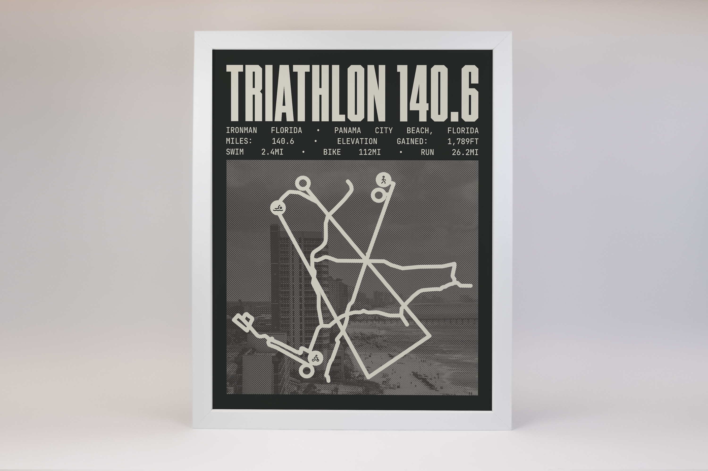 Ironman 140.6 Florida Poster