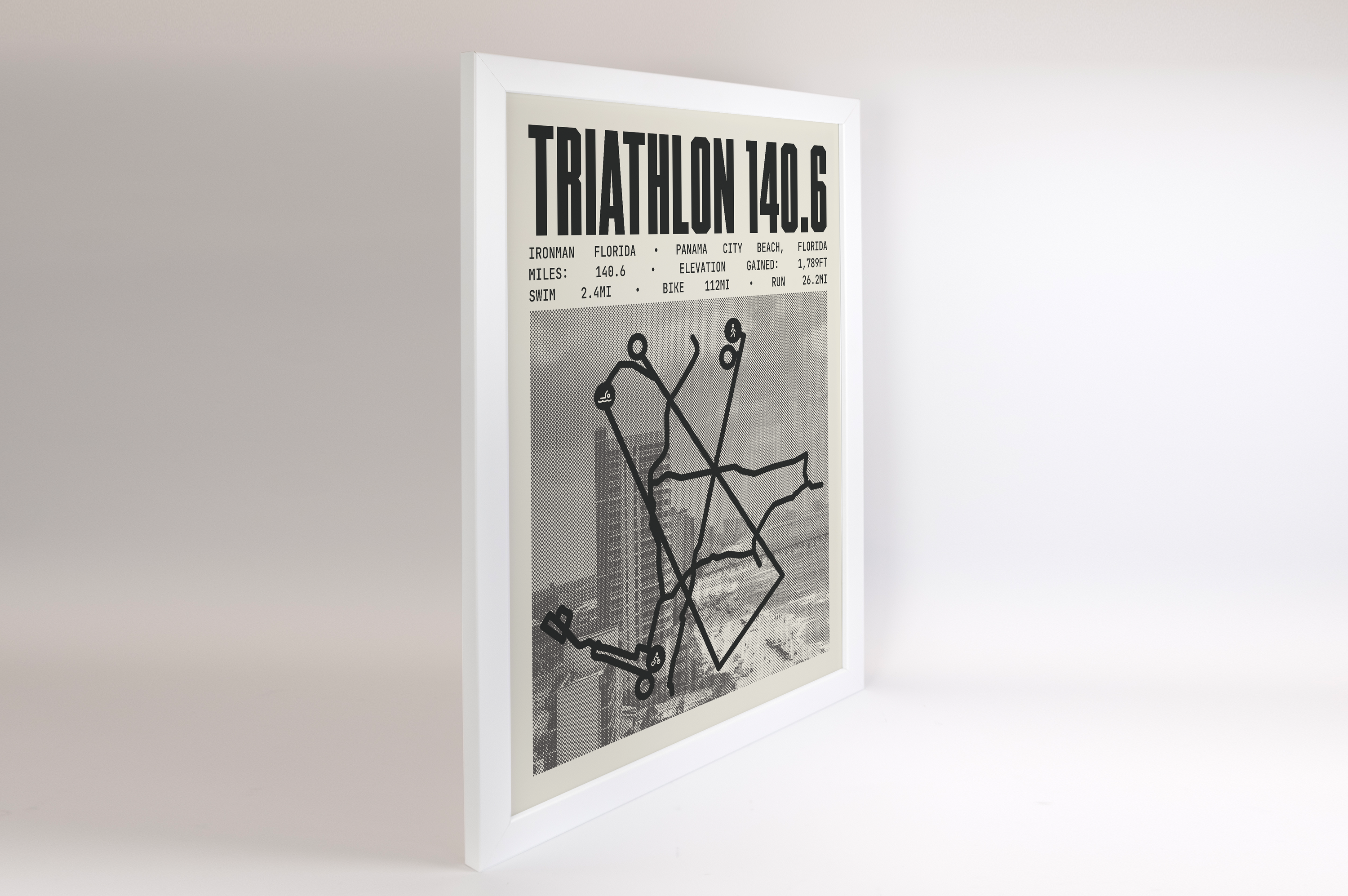Ironman 140.6 Florida Poster