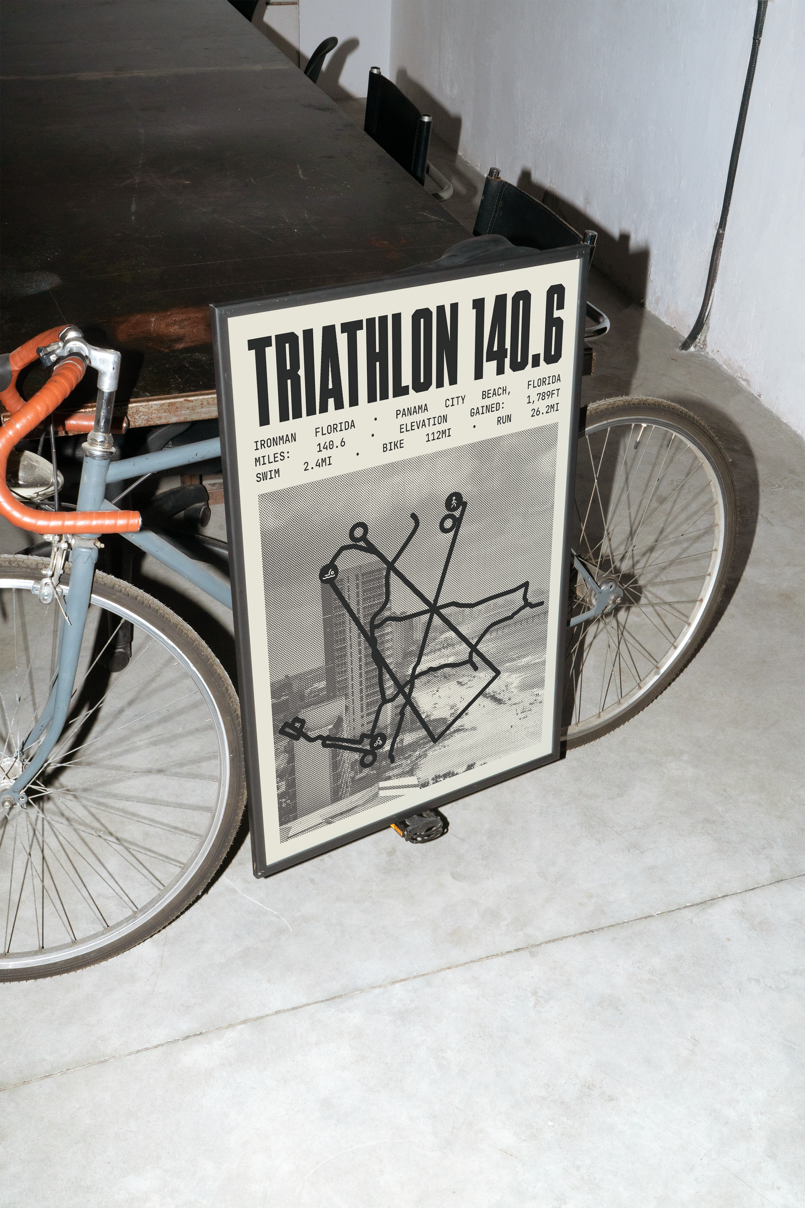 Ironman 140.6 Florida Poster