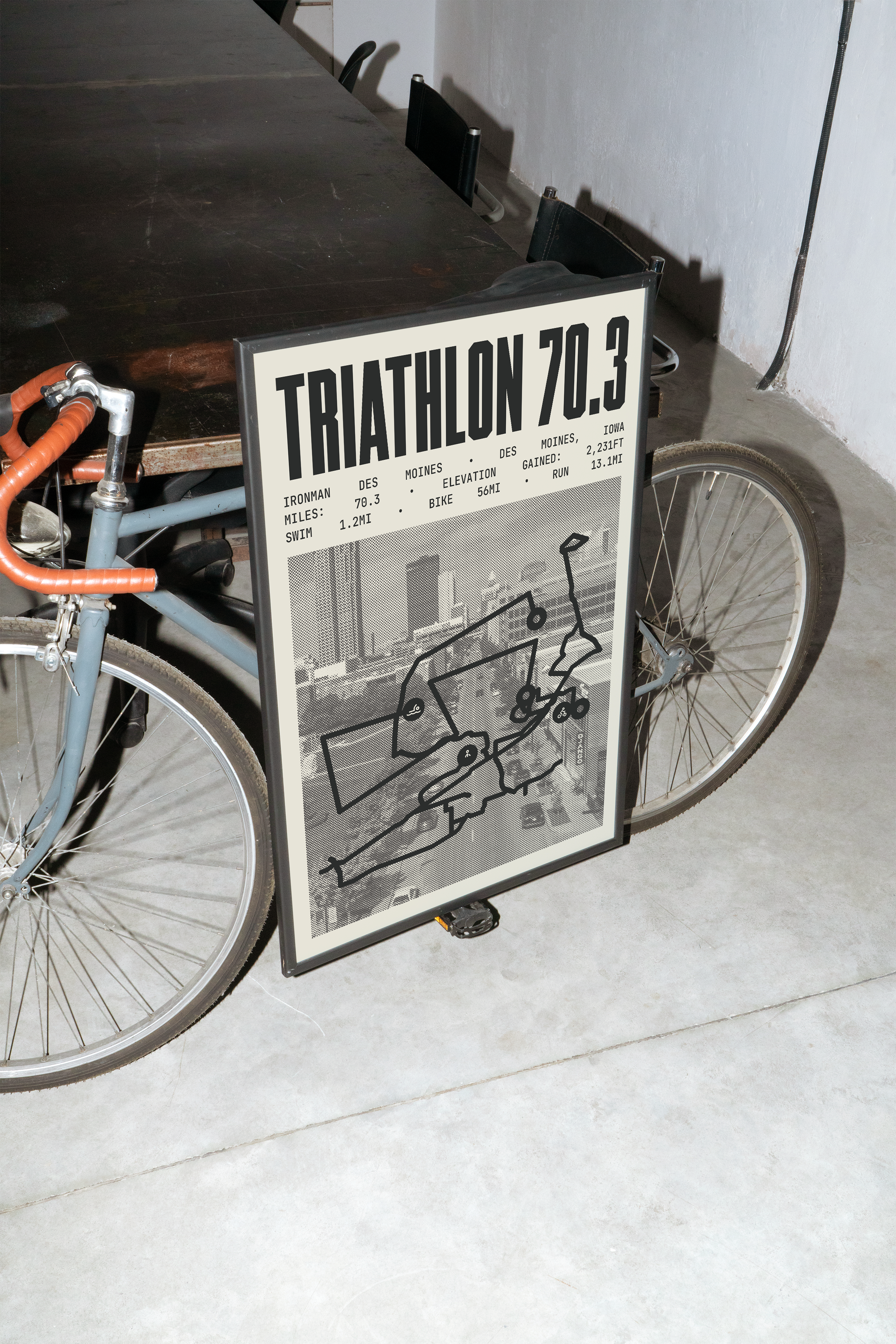 Ironman 70.3 Des Moines Poster