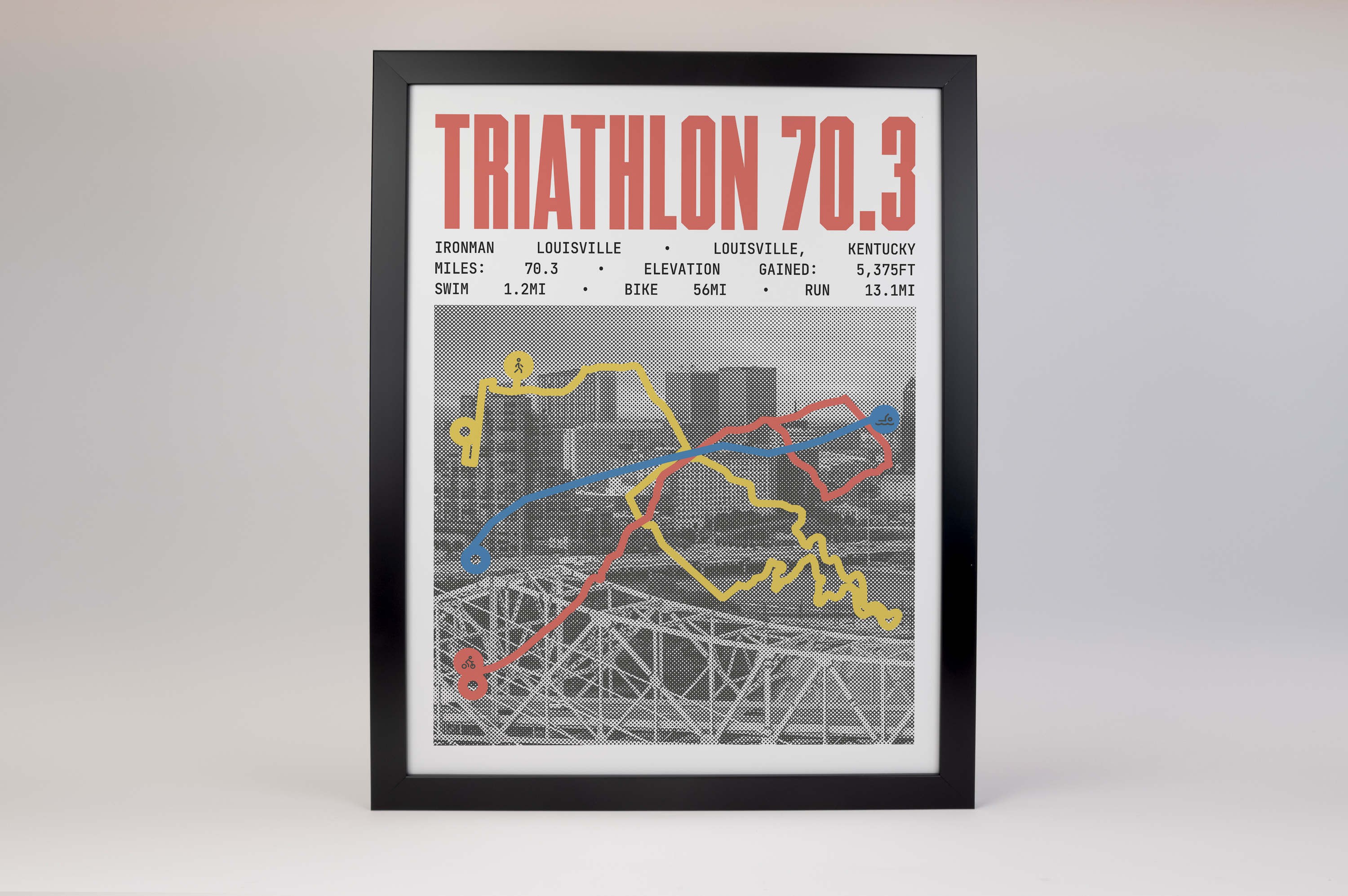 Ironman 70.3 Louisville Poster