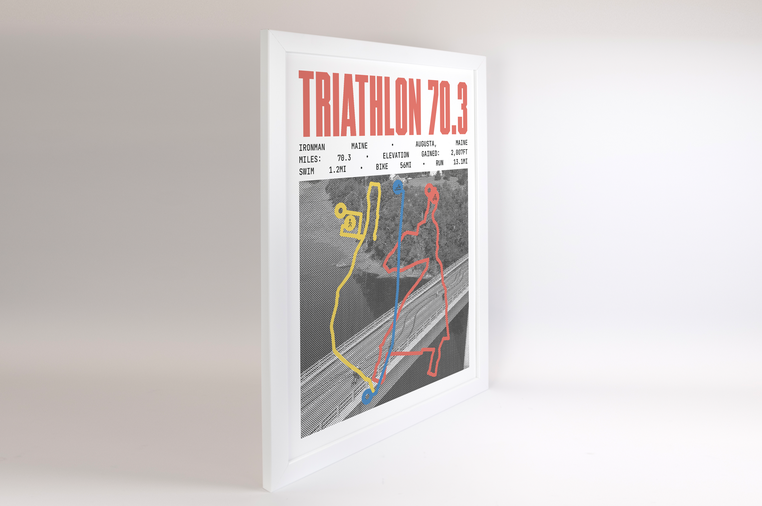Ironman 70.3 Maine Poster
