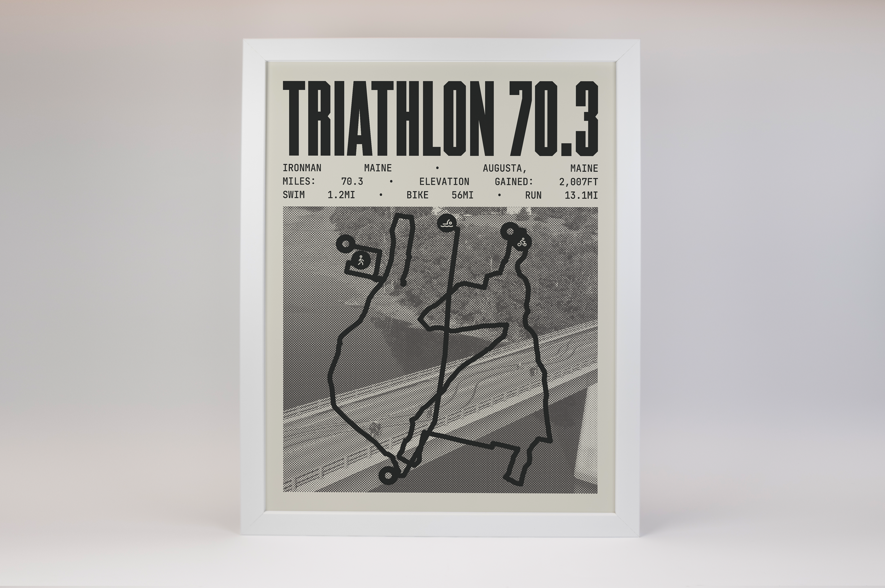 Ironman 70.3 Maine Poster