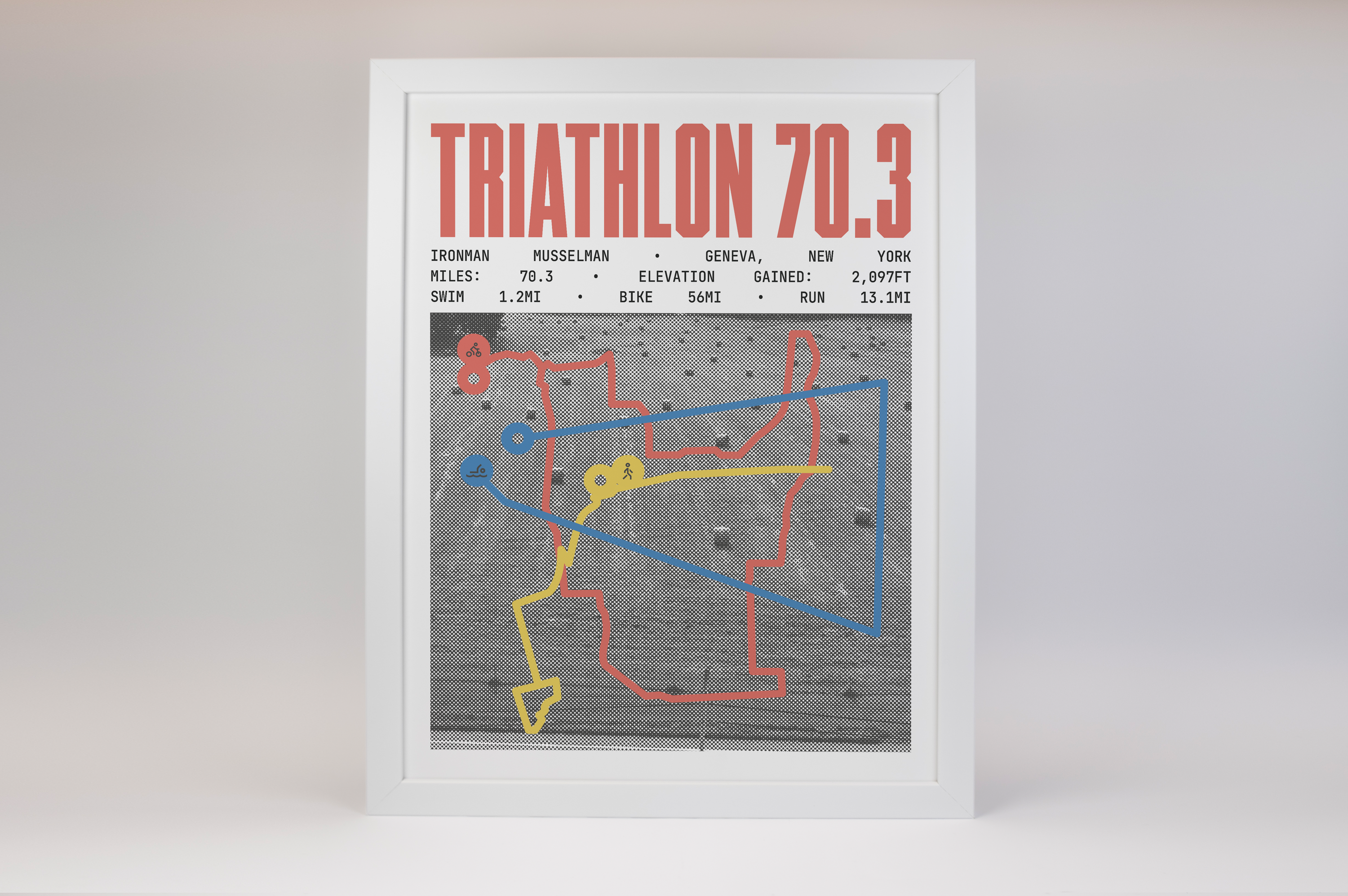 Ironman 70.3 Musselman Poster