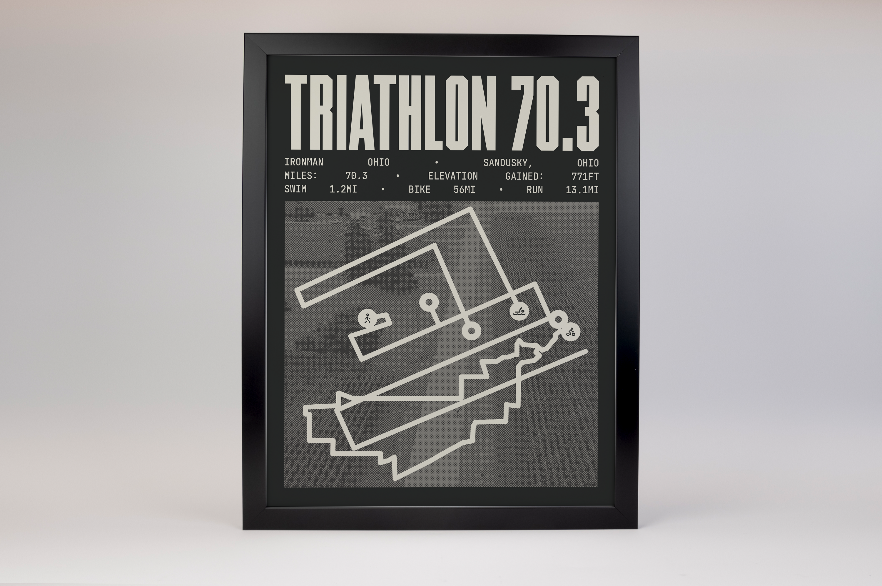 Ironman 70.3 Ohio Poster