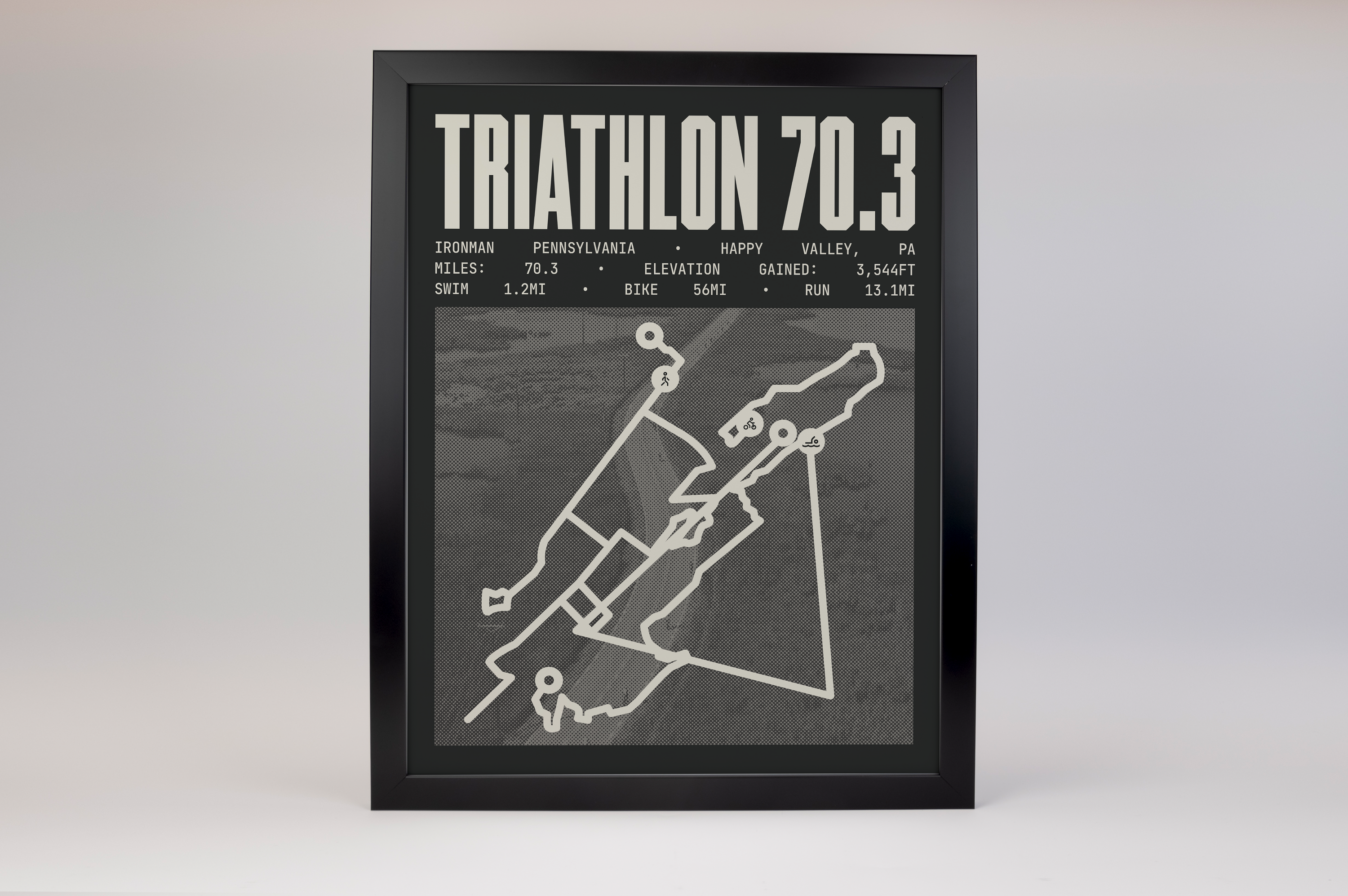 Ironman 70.3 Pennsylvania Happy Valley Poster
