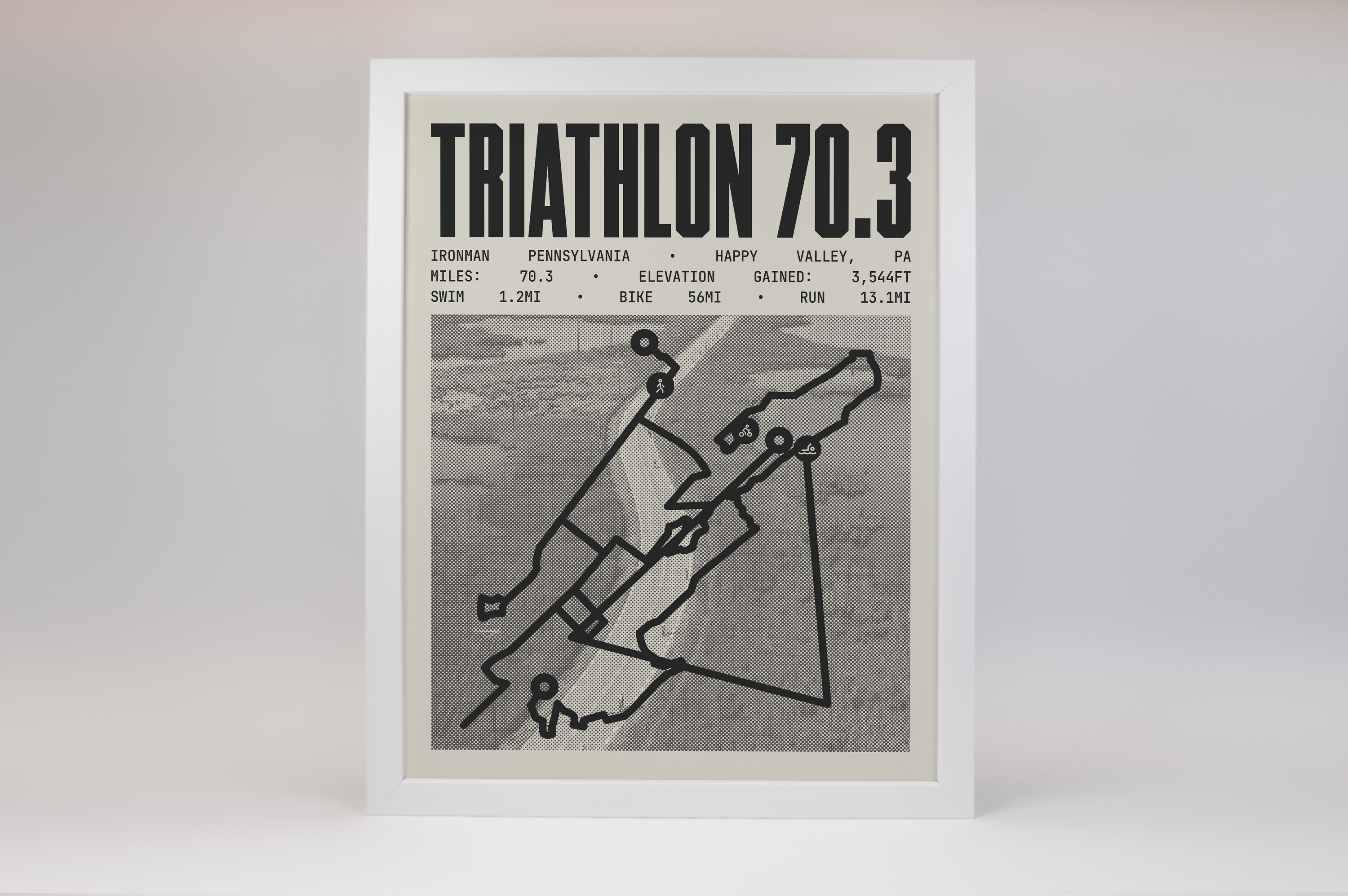 Ironman 70.3 Pennsylvania Happy Valley Poster