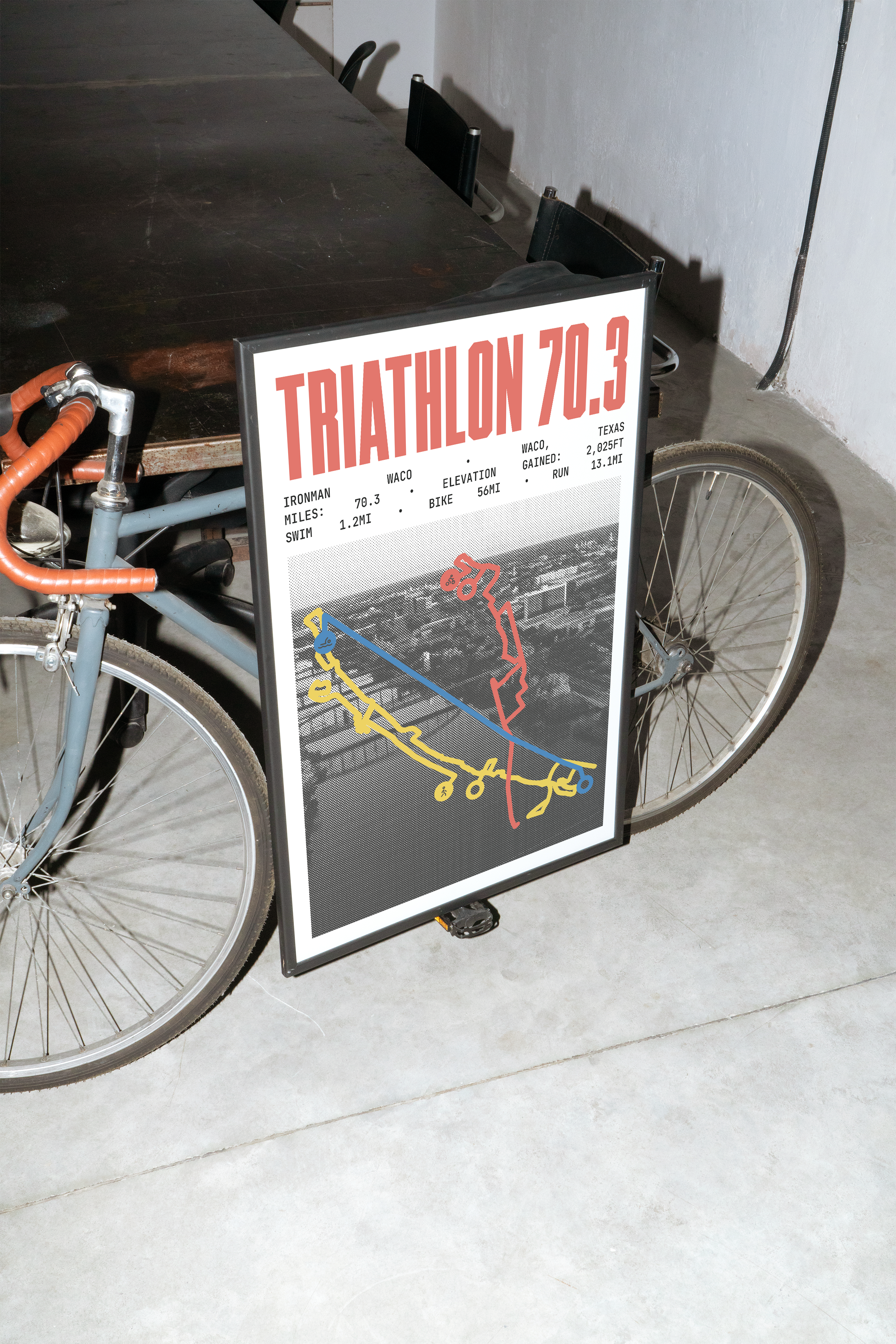 Ironman 70.3 Waco Poster