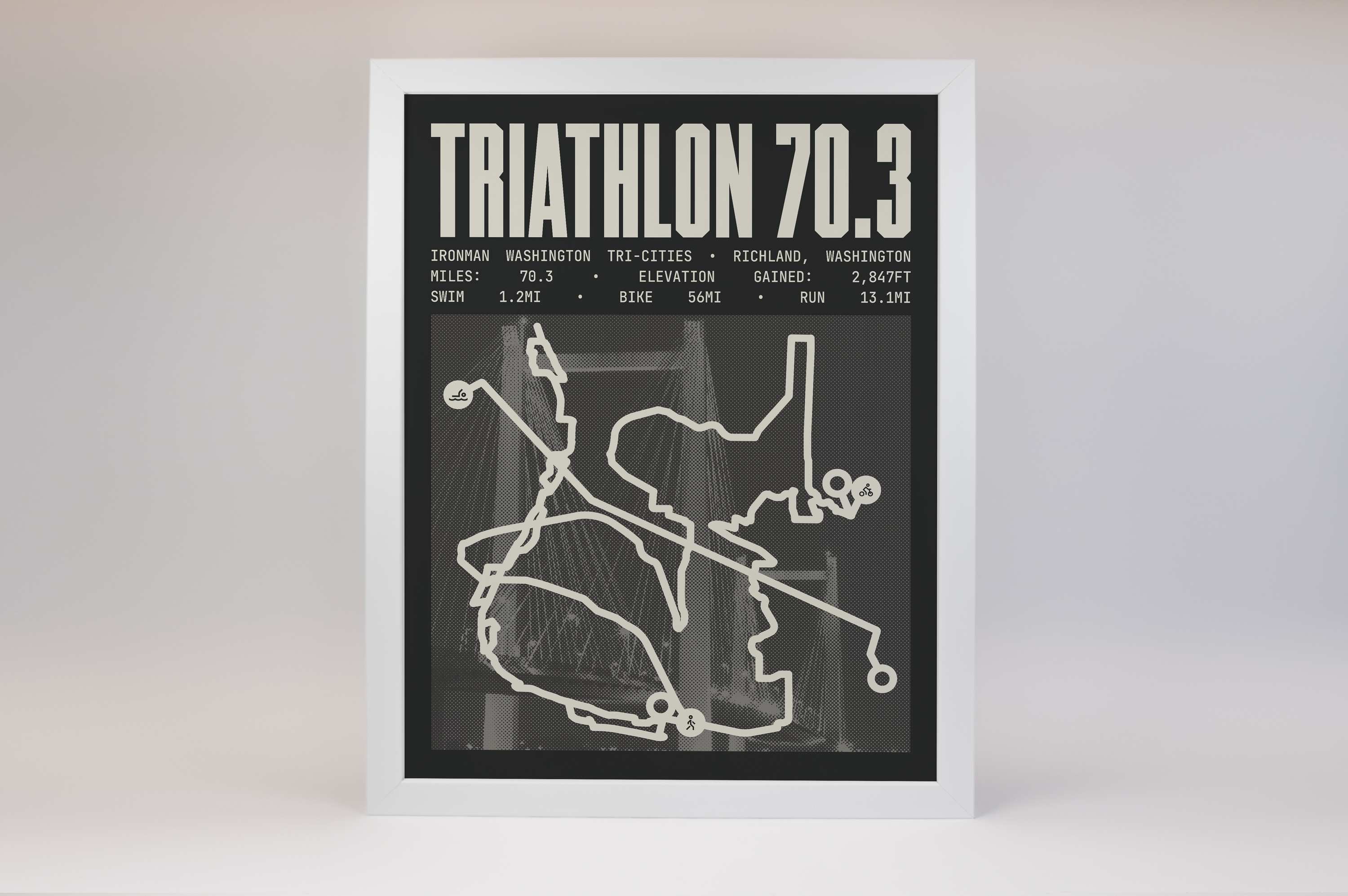 Ironman 70.3 Washington Tri-Cities Poster