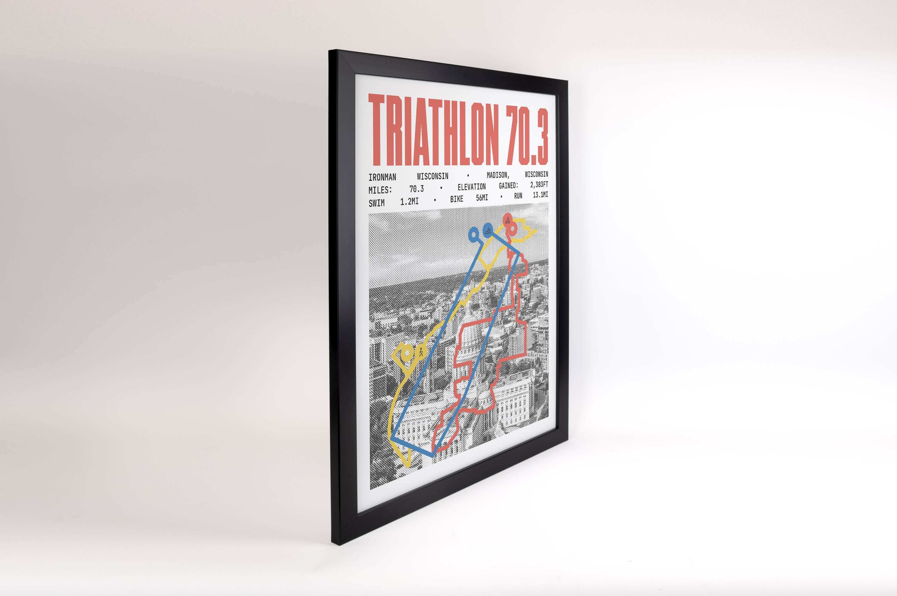 Ironman 70.3 Wisconsin Poster