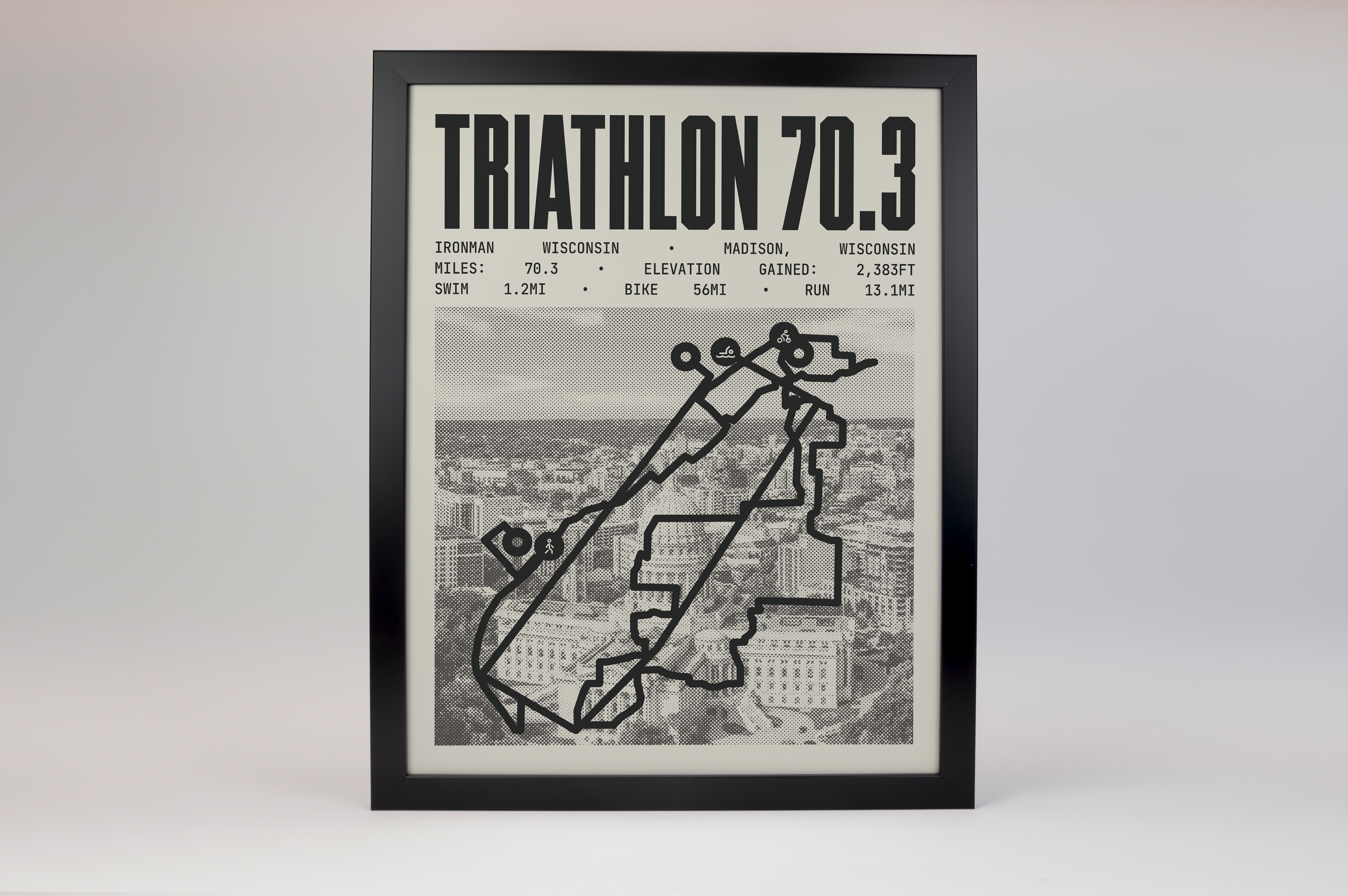 Ironman 70.3 Wisconsin Poster