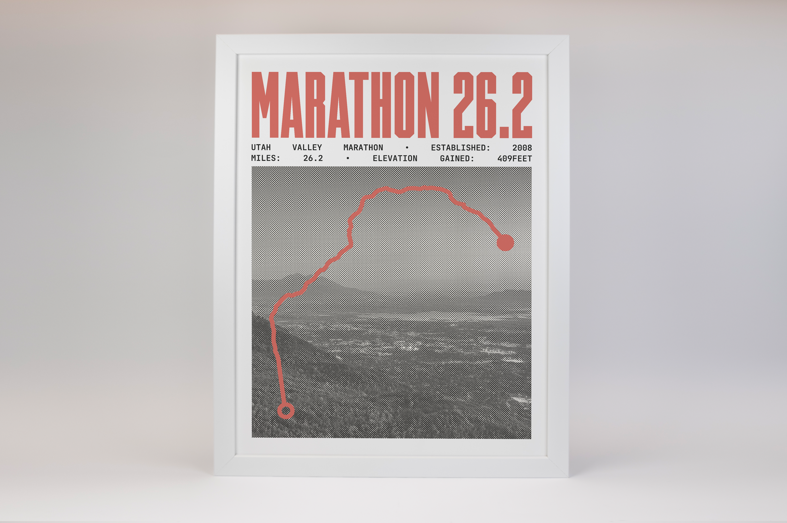 Utah Valley Marathon Poster