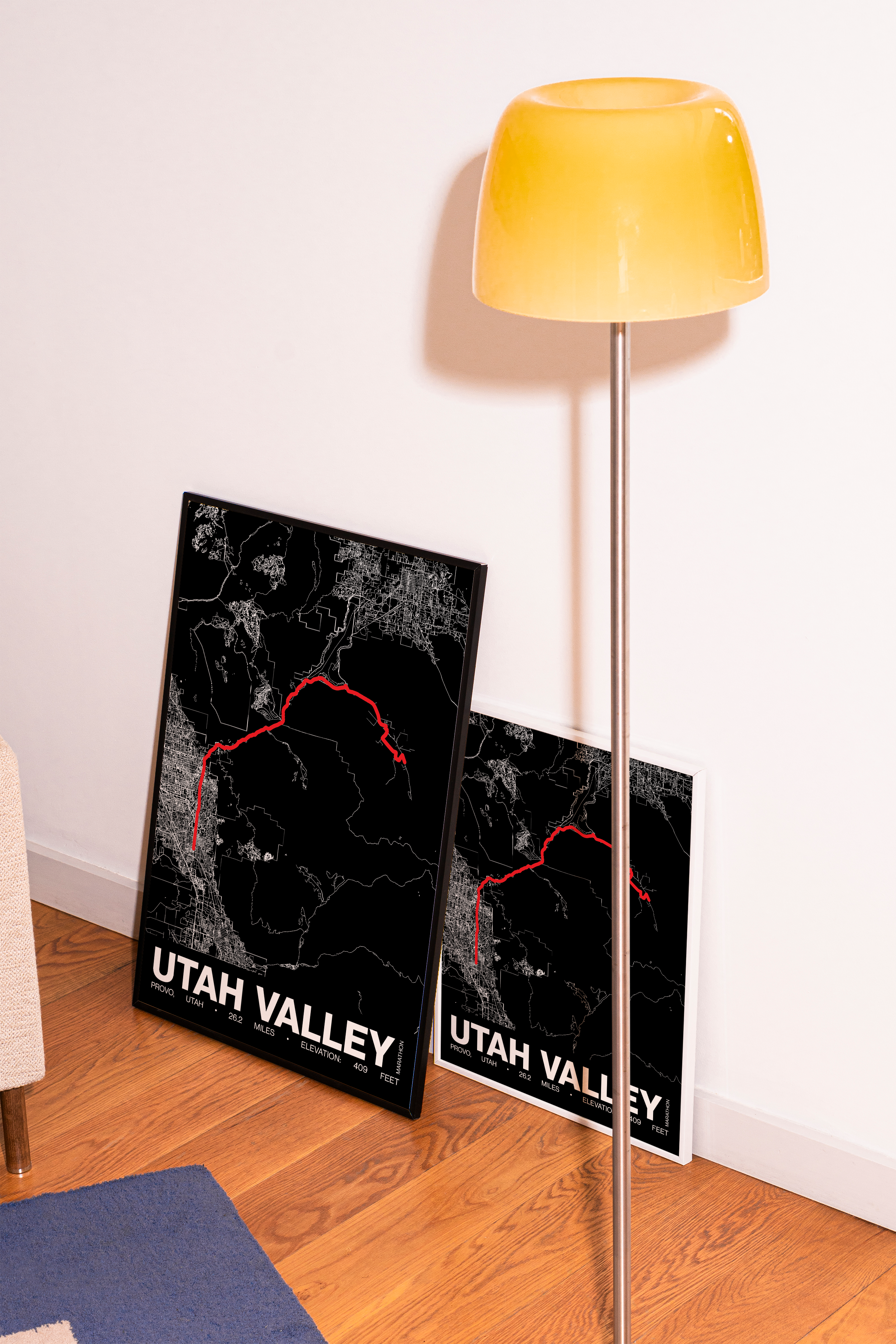 Utah Valley Marathon Poster - Grid Style