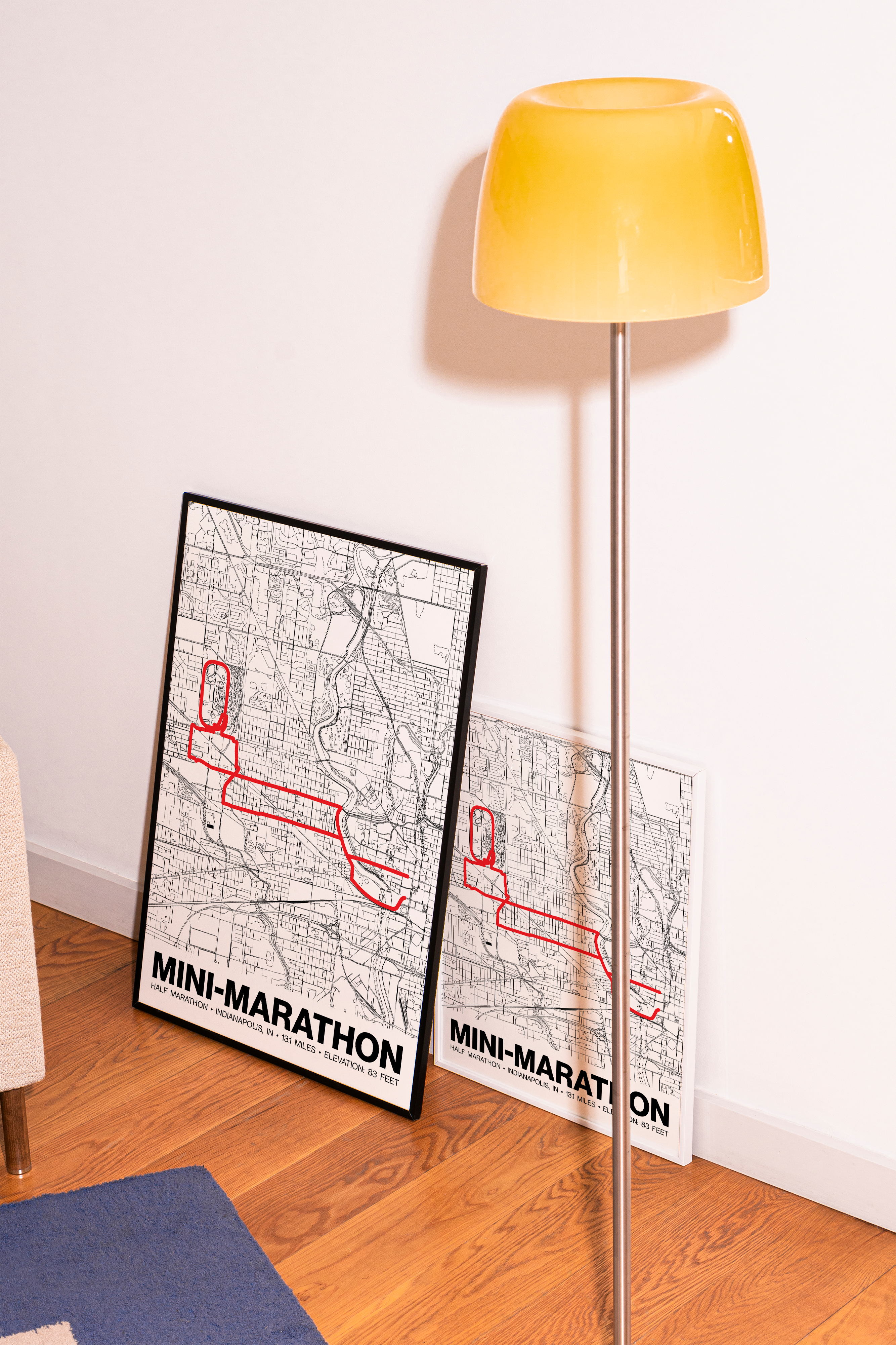 500 Festival Mini-Marathon Poster - Grid Style