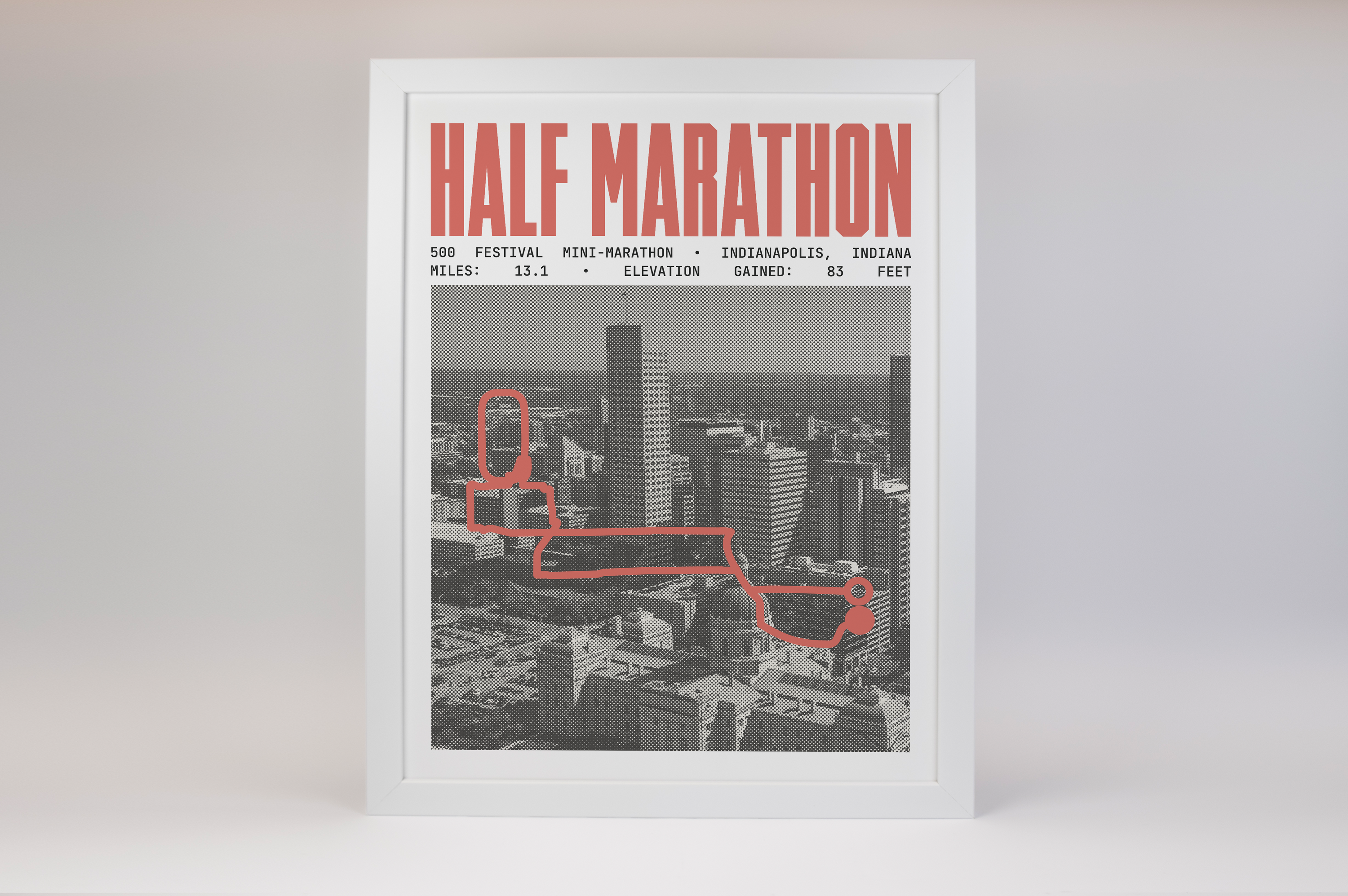 500 Festival Mini-Marathon Poster