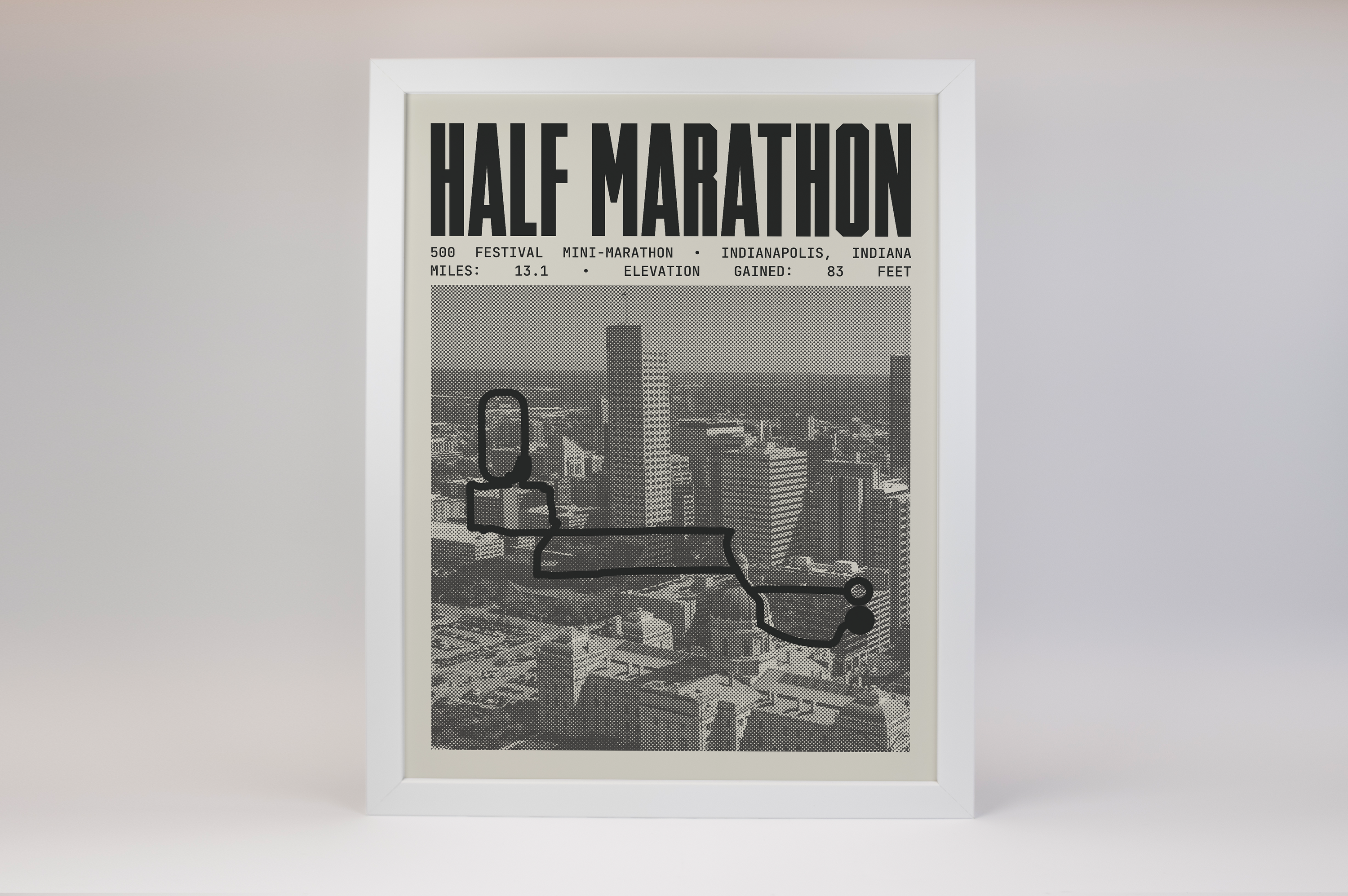 500 Festival Mini-Marathon Poster