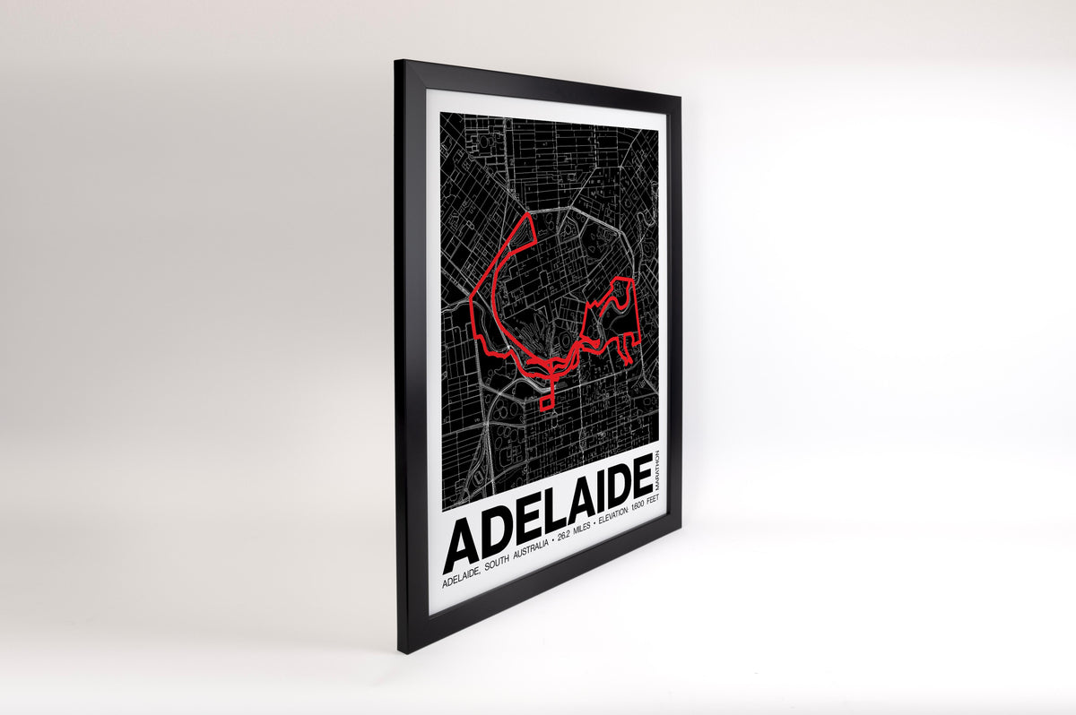 Adelaide Marathon Poster - Grid Style