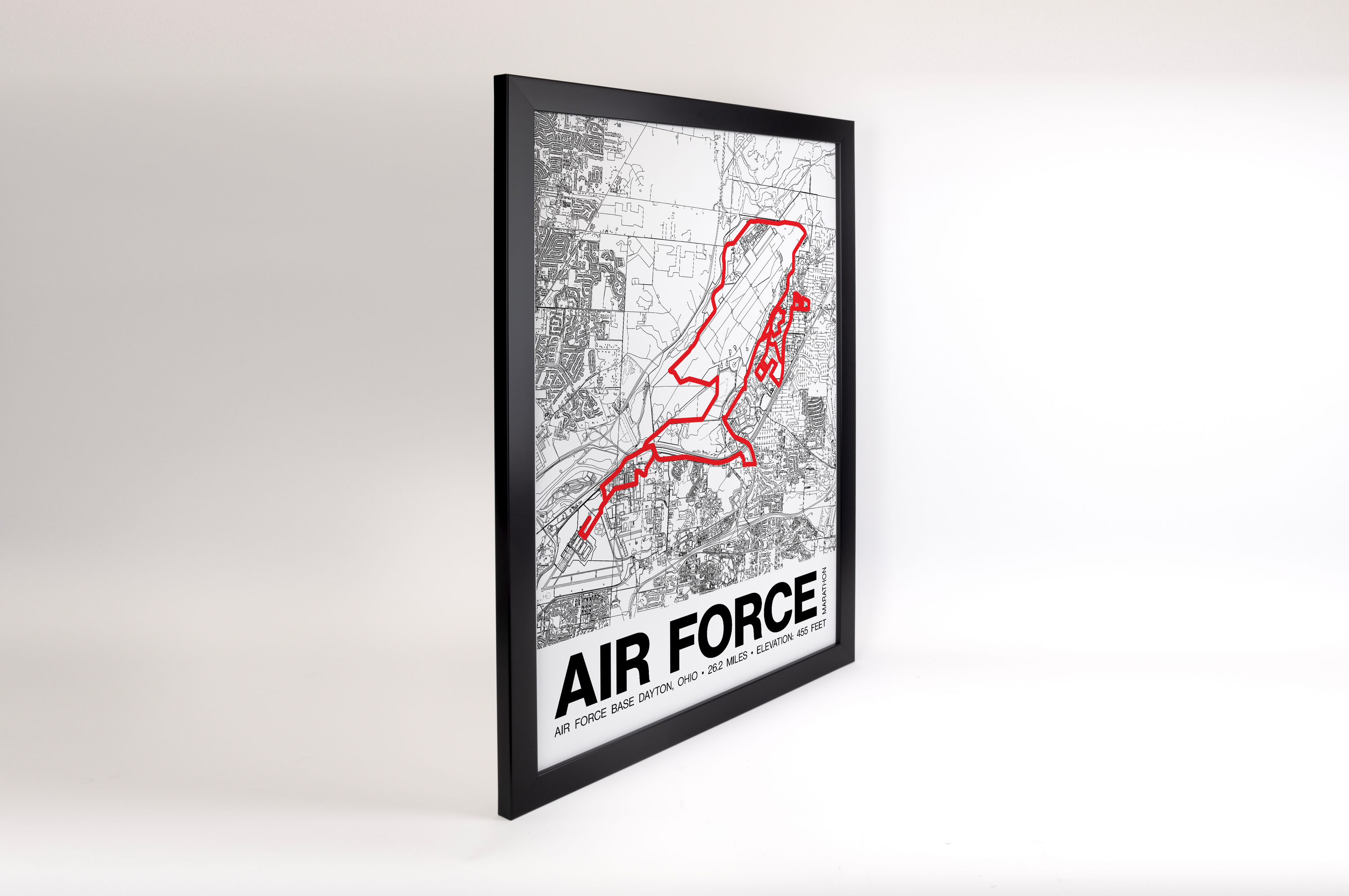 Air Force Marathon Poster - Grid Style