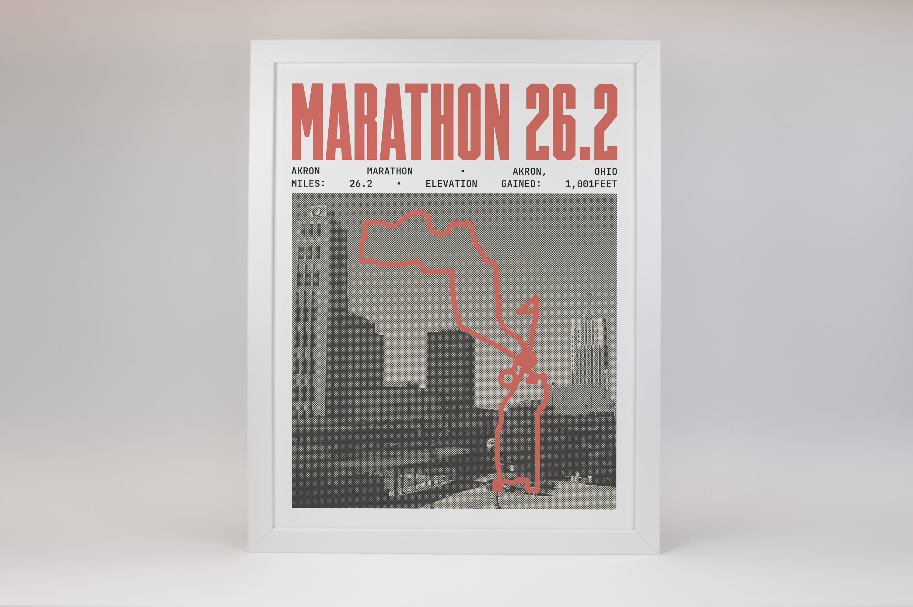 Akron Marathon Poster