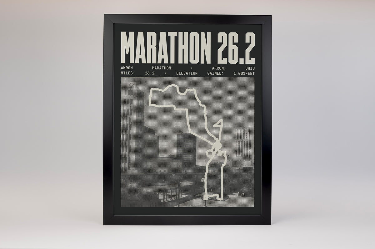 Akron Marathon Poster