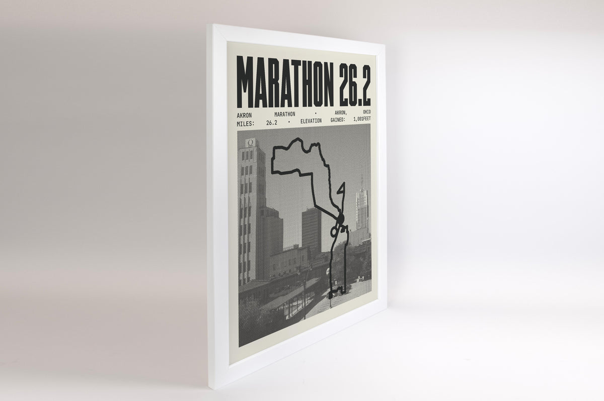 Akron Marathon Poster