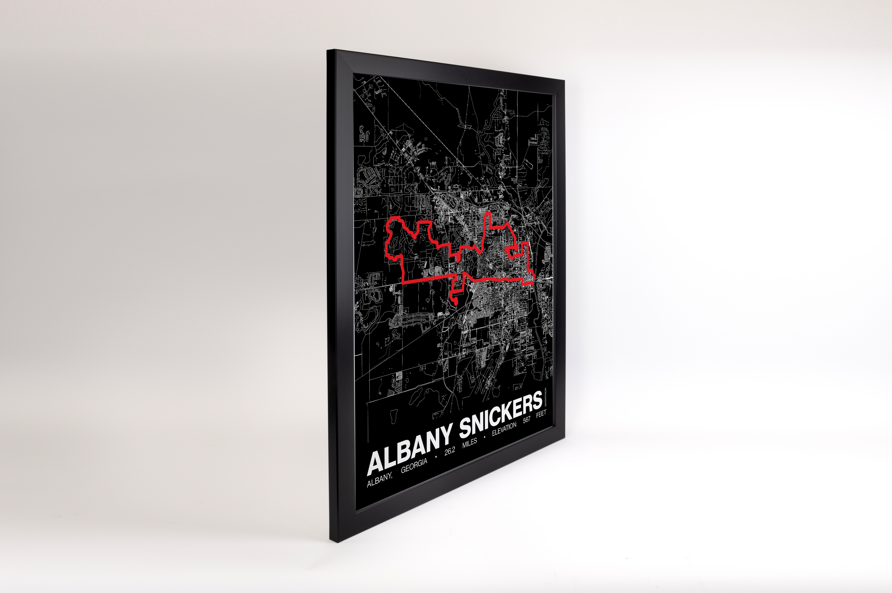 Albany Snickers Marathon Poster - Grid Style