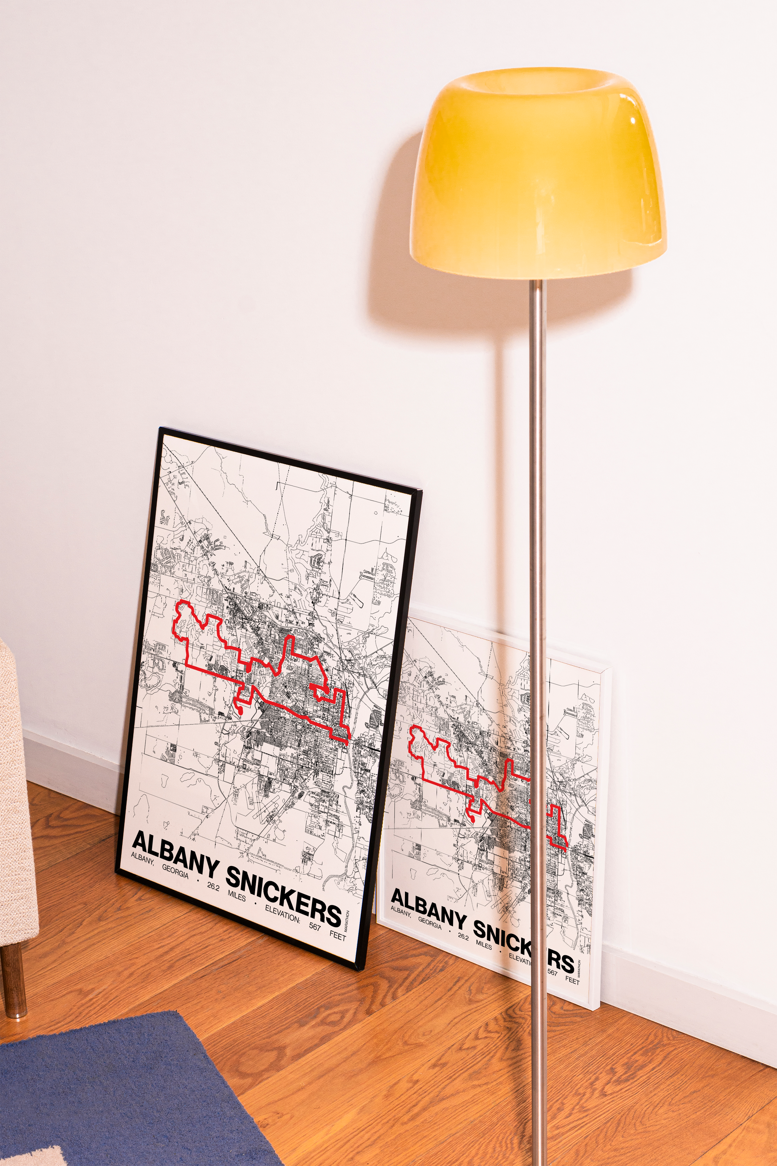 Albany Snickers Marathon Poster - Grid Style