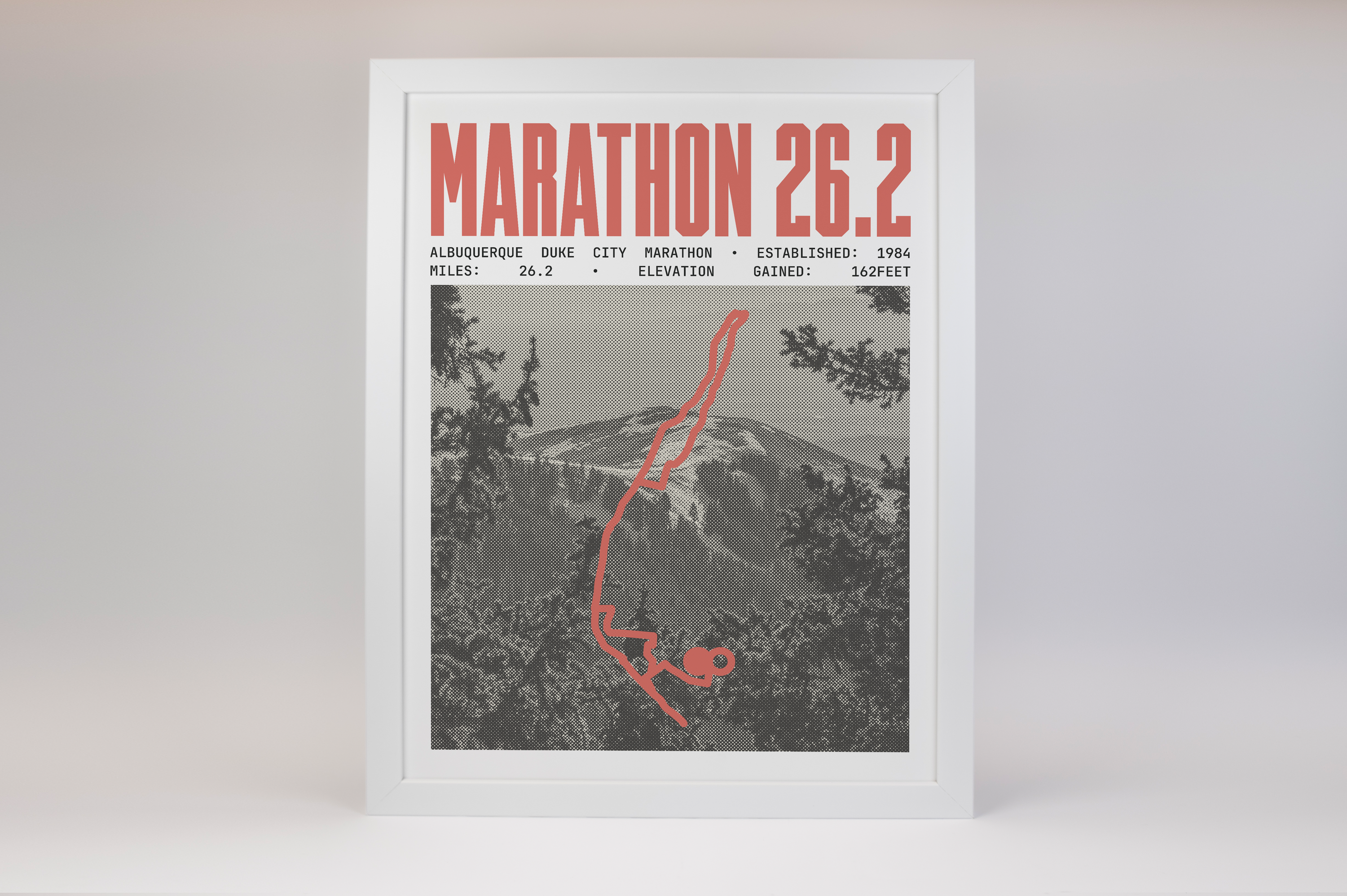 Albuquerque Duke City Marathon Poster